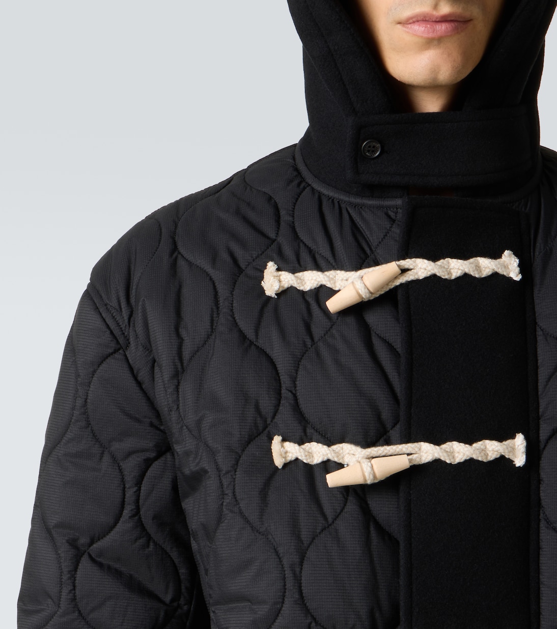 Quilted wool duffel coat | Comme des Garçons Homme