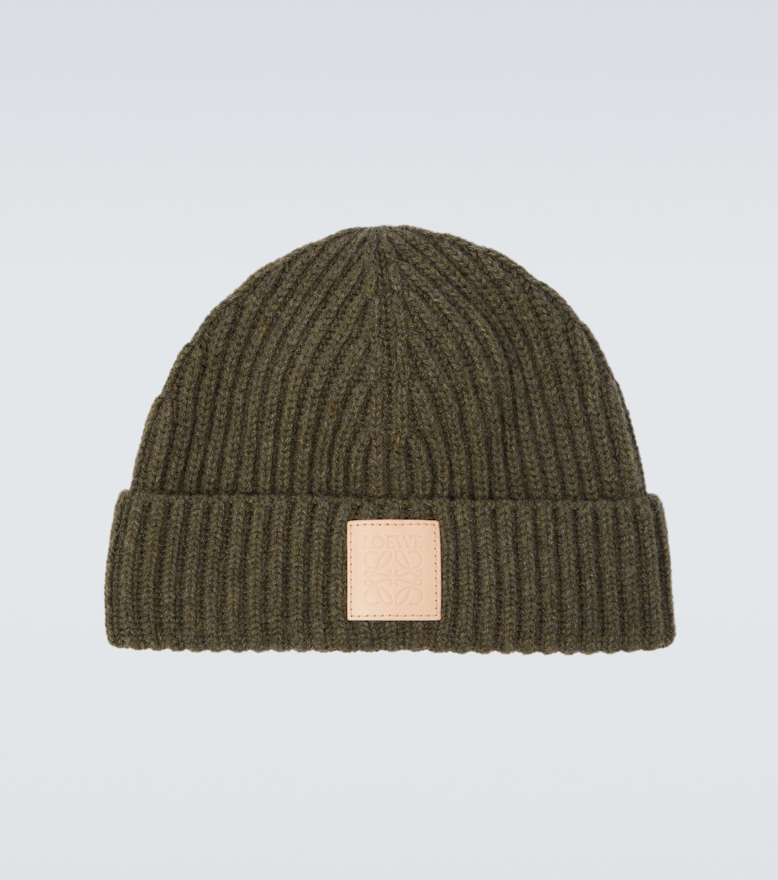Logo ribbed-knit cashmere beanie | Loewe