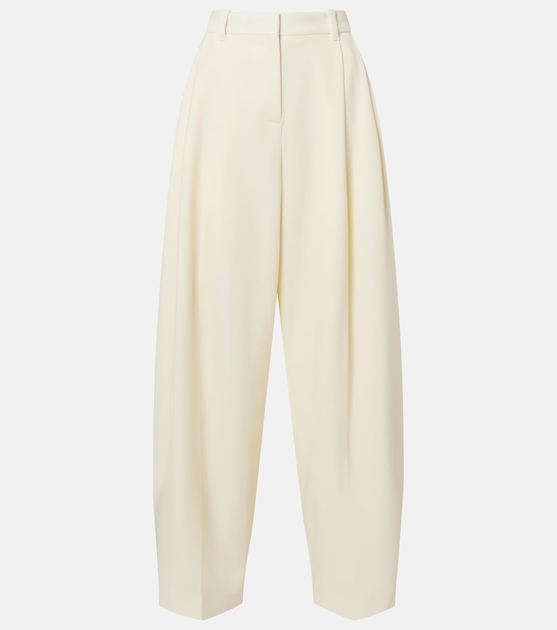 Man's pleated virgin wool wide-leg pants | Jacquemus