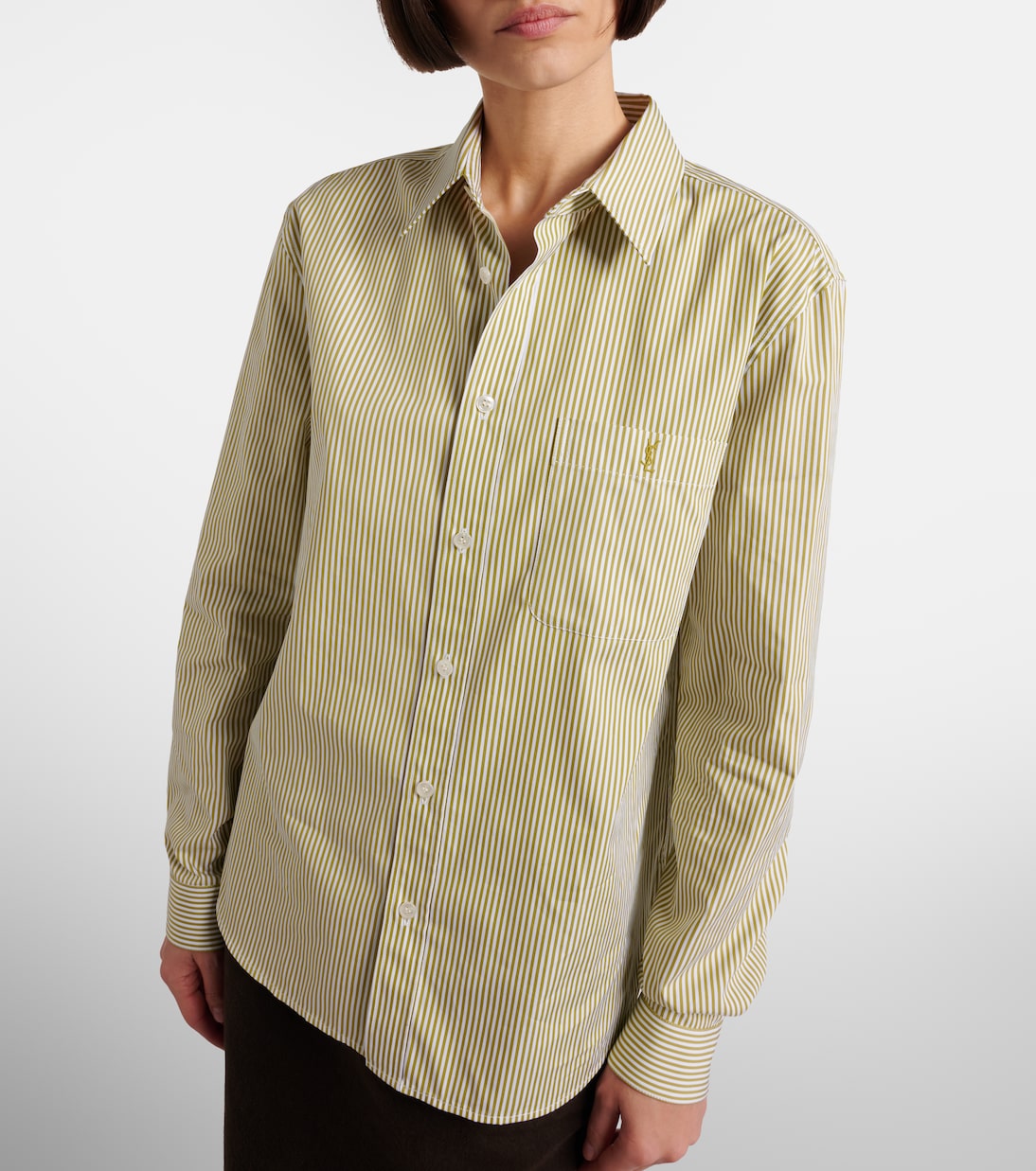 Striped cotton shirt | Saint Laurent
