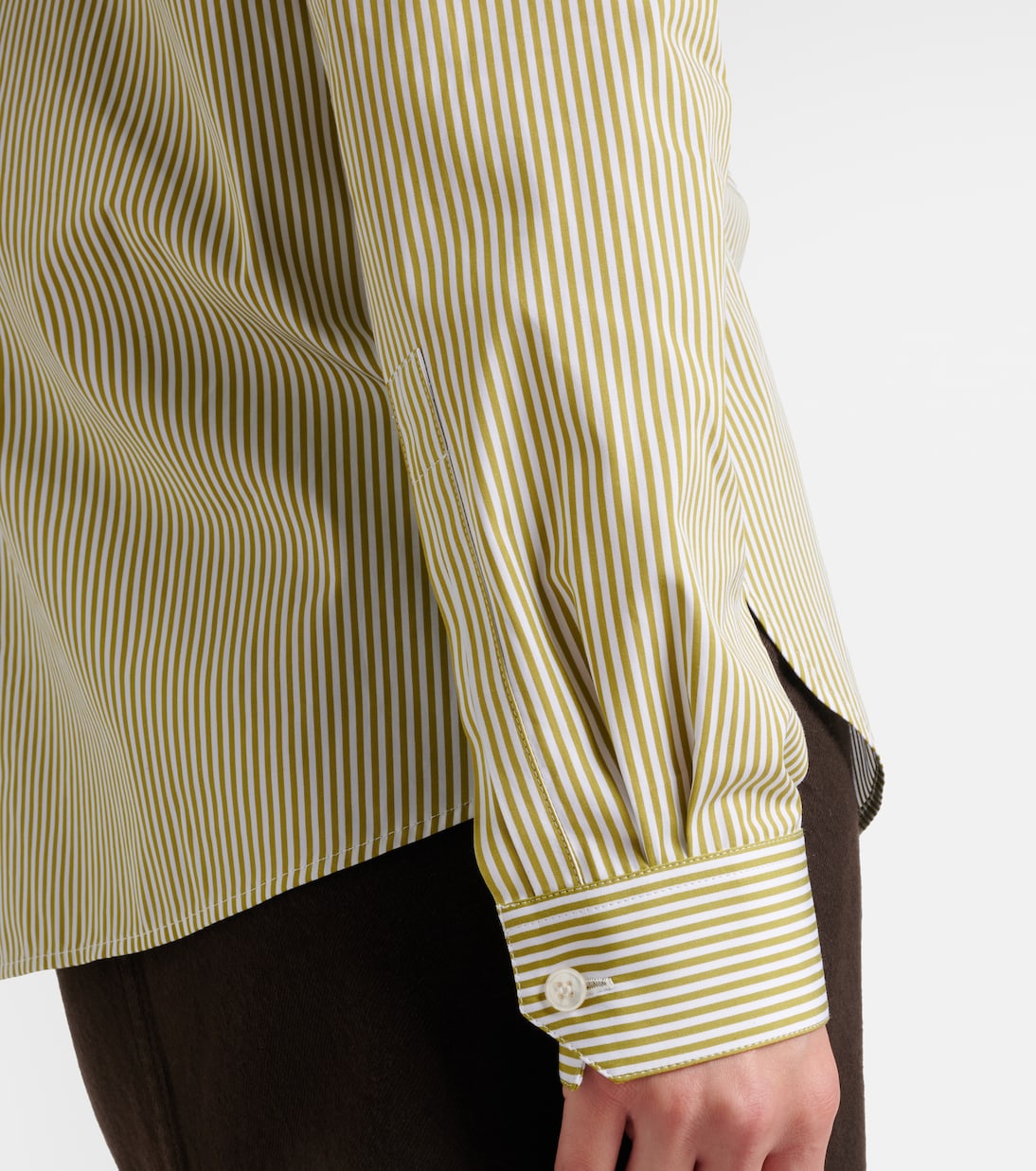 Striped cotton shirt | Saint Laurent
