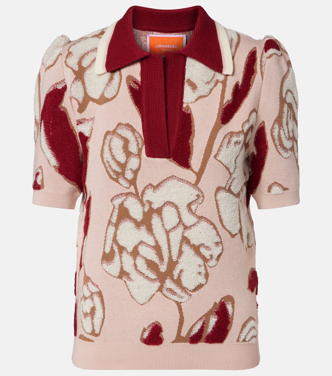 Pumped Up floral polo sweater | La DoubleJ