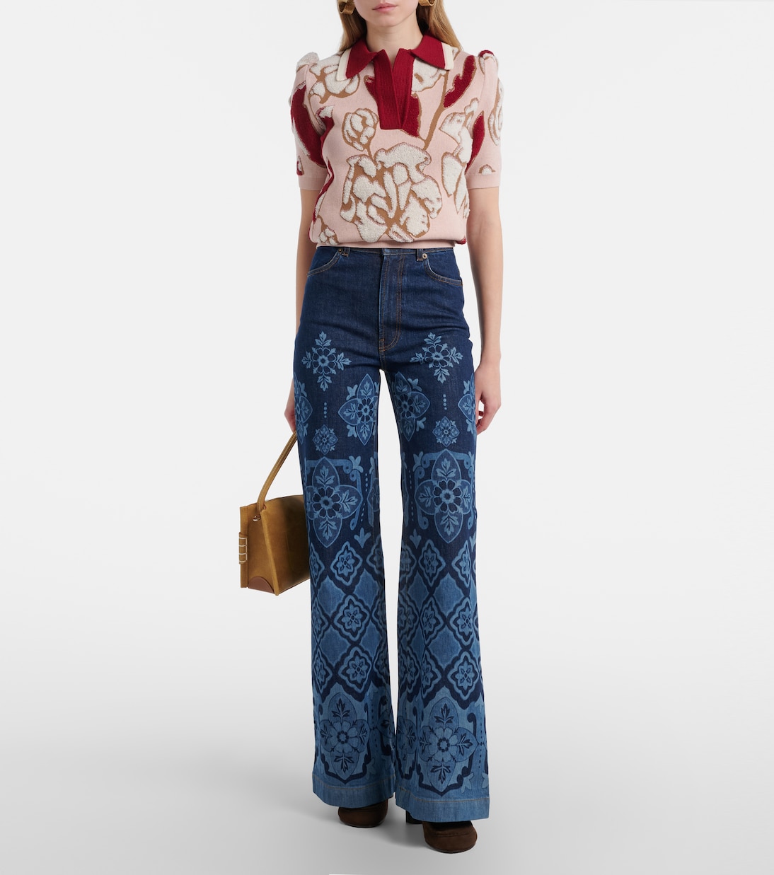 Pumped Up floral polo sweater | La DoubleJ