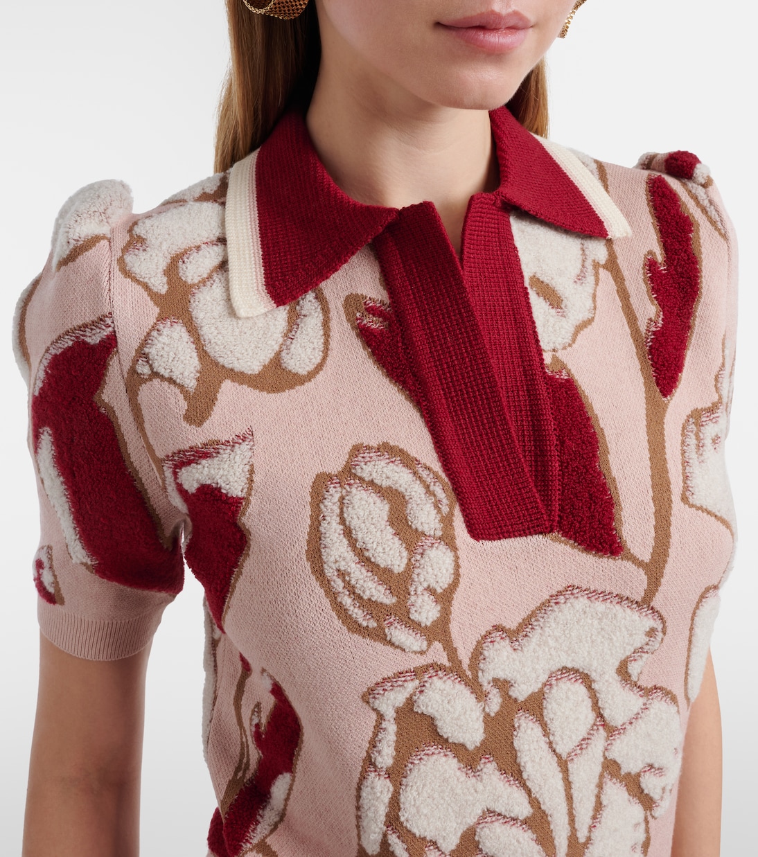 Pumped Up floral polo sweater | La DoubleJ