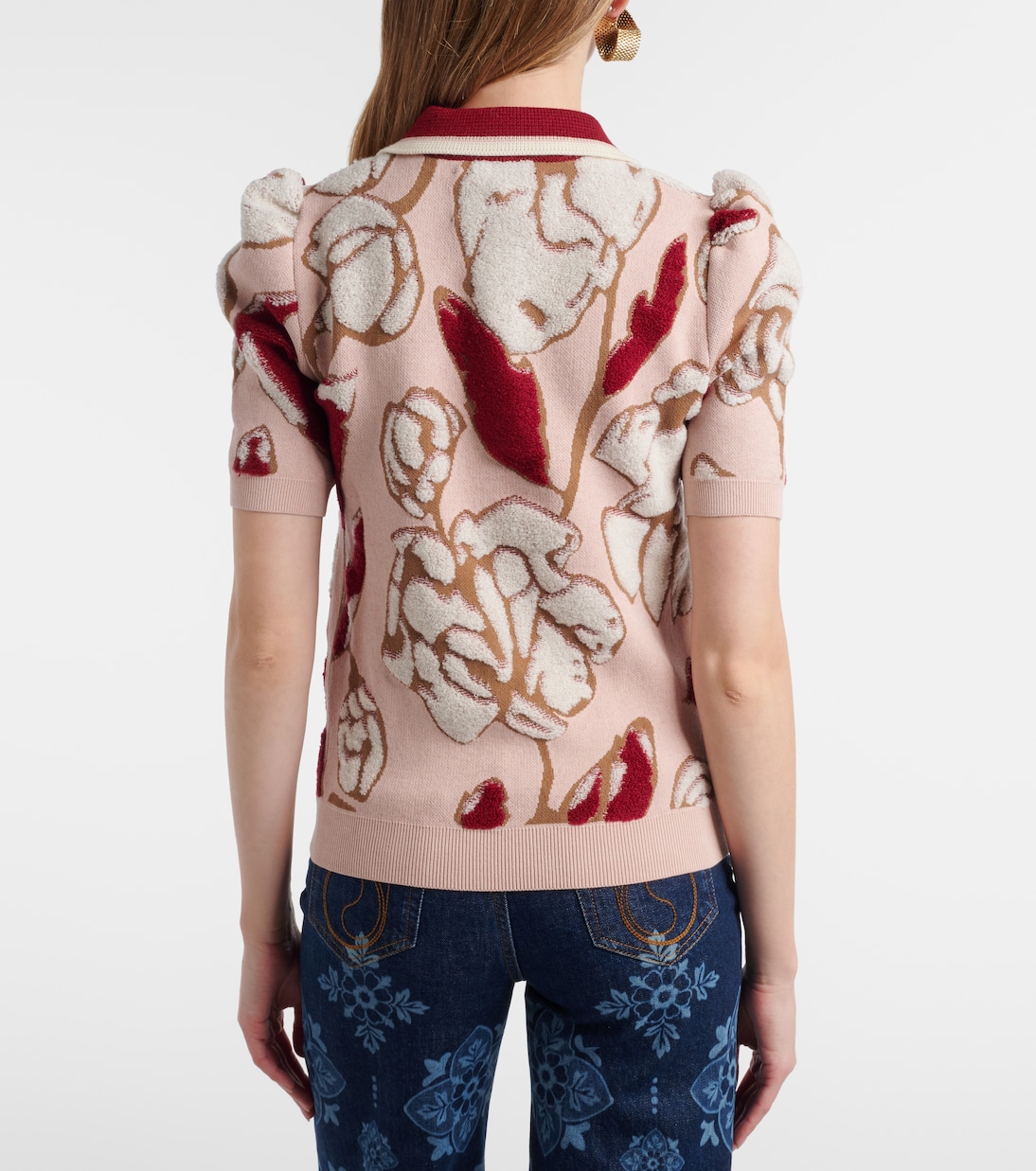 Pumped Up floral polo sweater | La DoubleJ