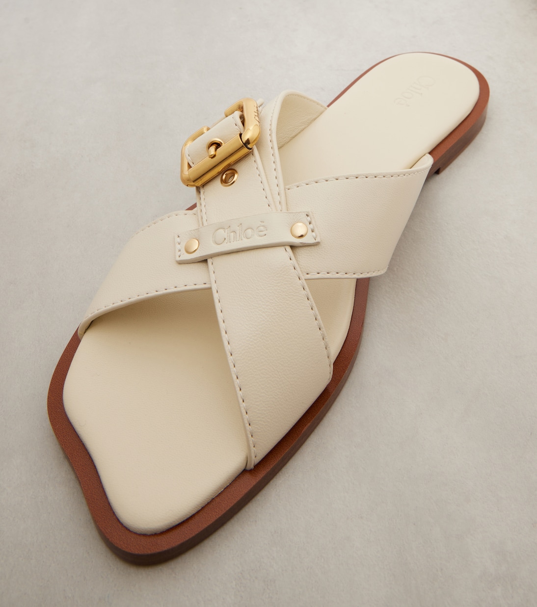 Nil leather sandals  | Chloé