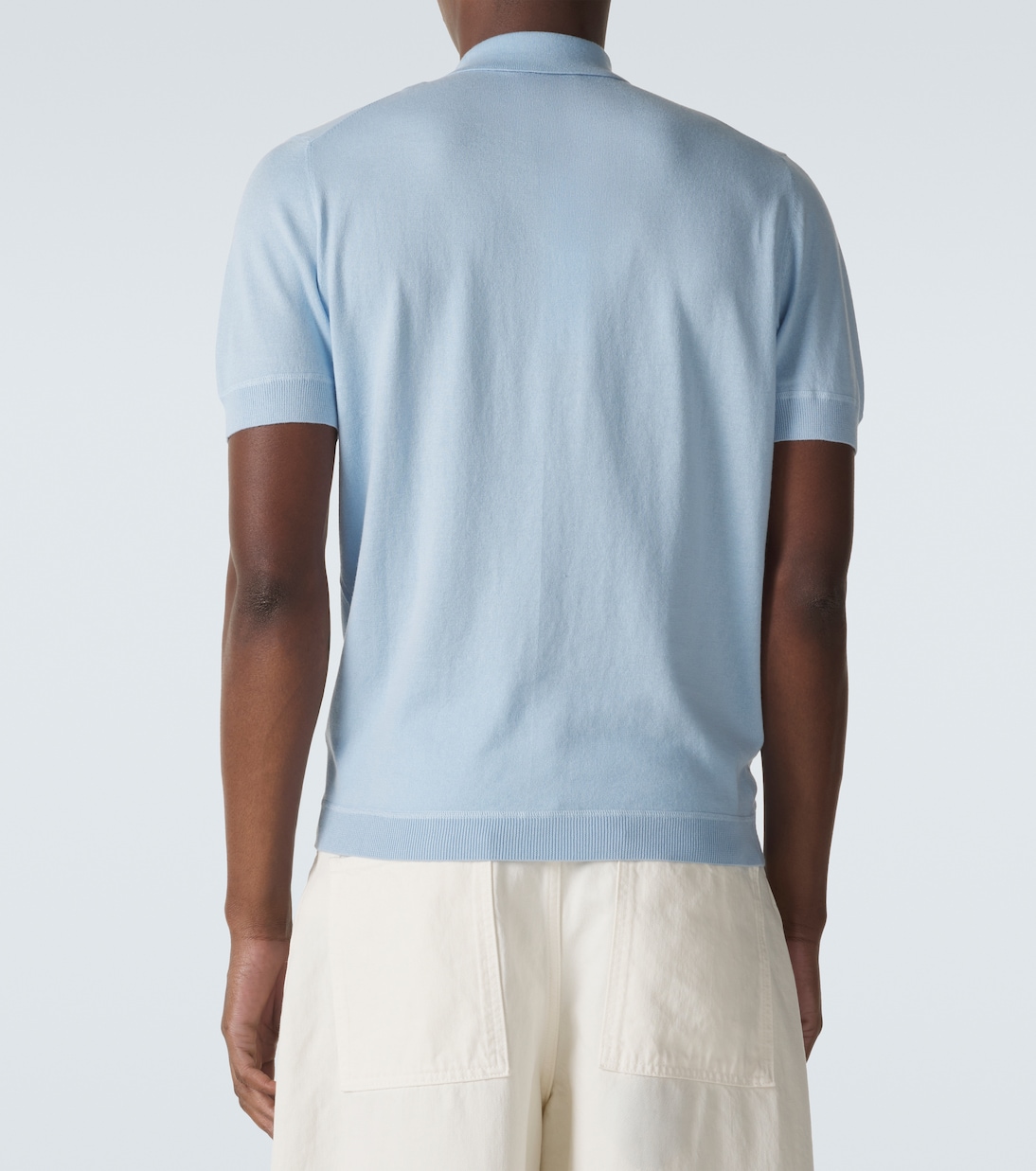 Polo en coton, soie et cachemire | Allude