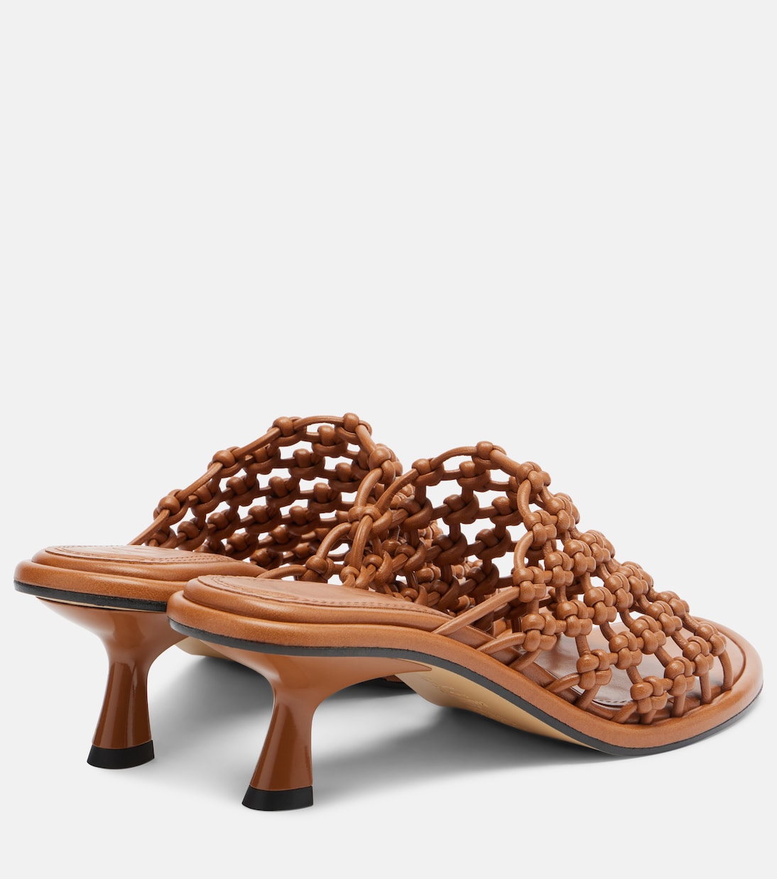 Pantoletten Mariza 60 aus Leder | Souliers Martinez