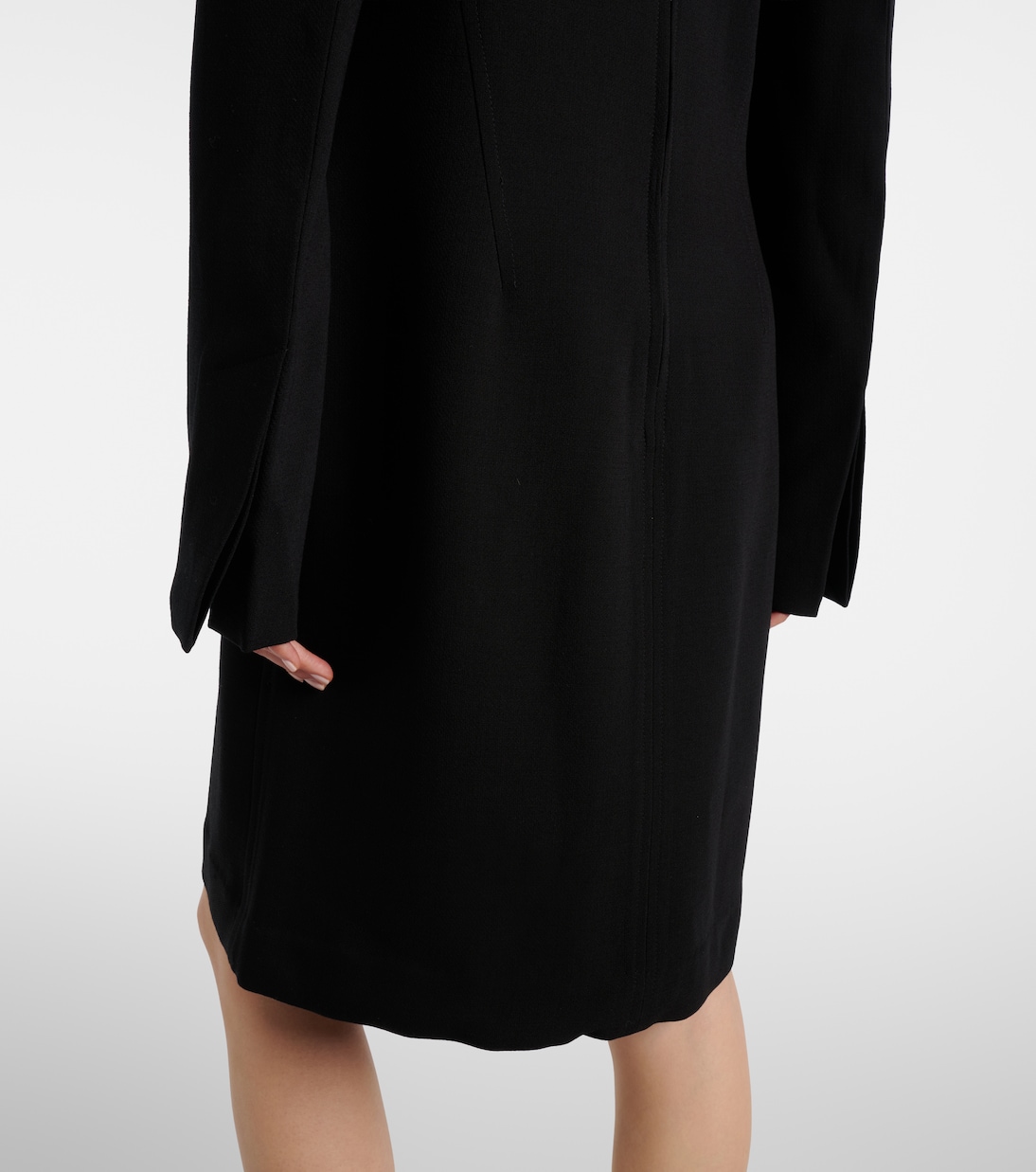 Pocket crêpe minidress | Toteme