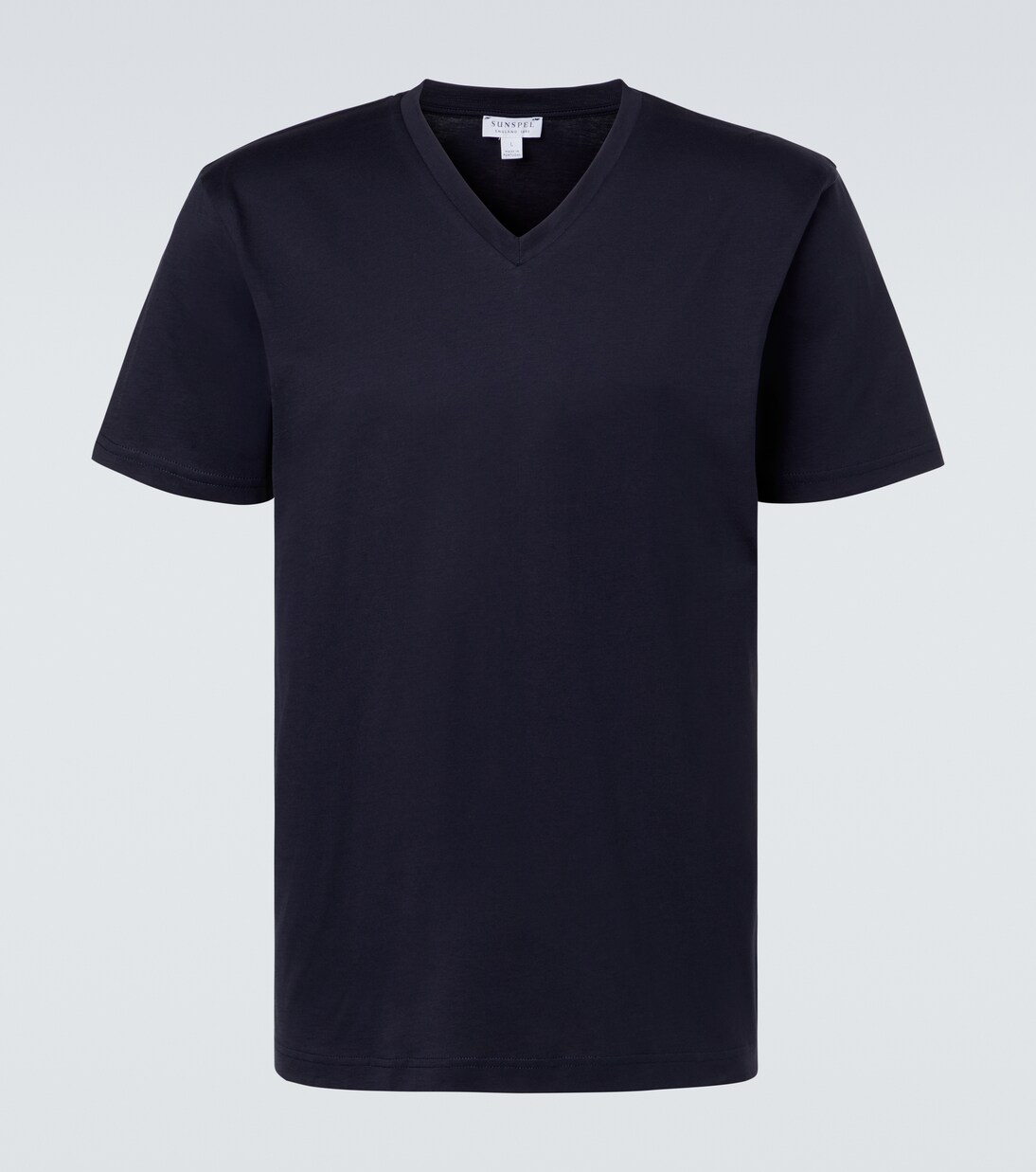 Riviera cotton jersey T-shirt  | Sunspel
