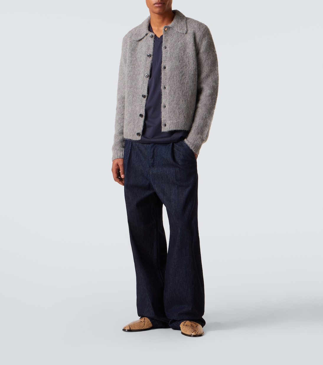 Riviera cotton jersey T-shirt  | Sunspel