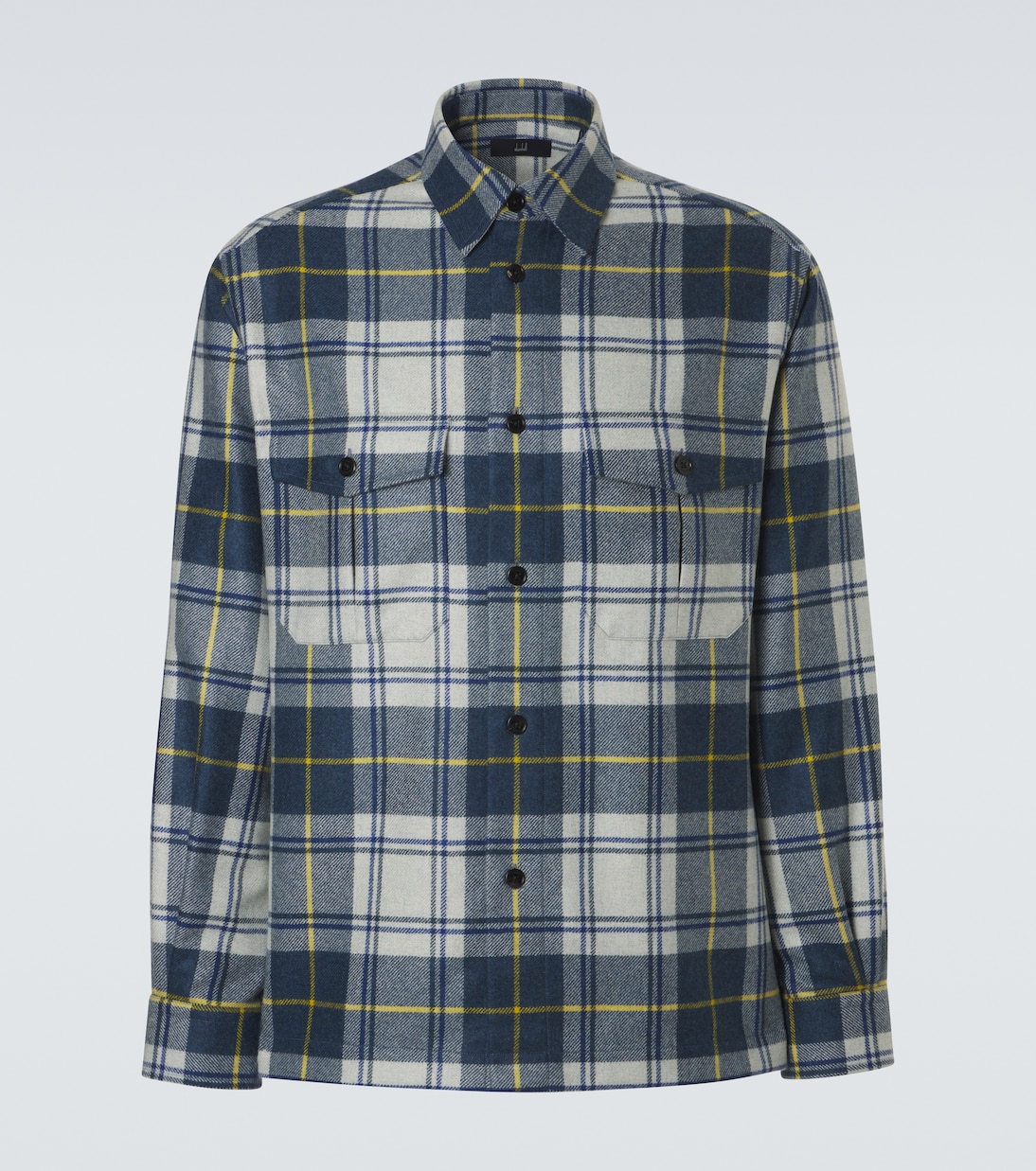 Plaid cashmere overshirt | Dunhill