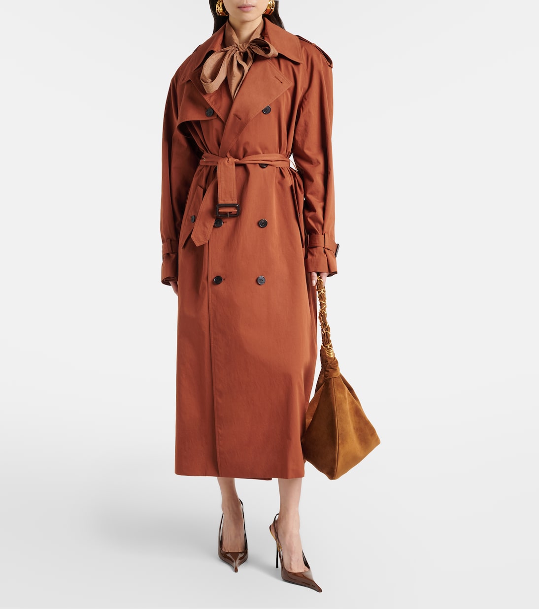 Borsa a spalla Amalia in suede | Saint Laurent