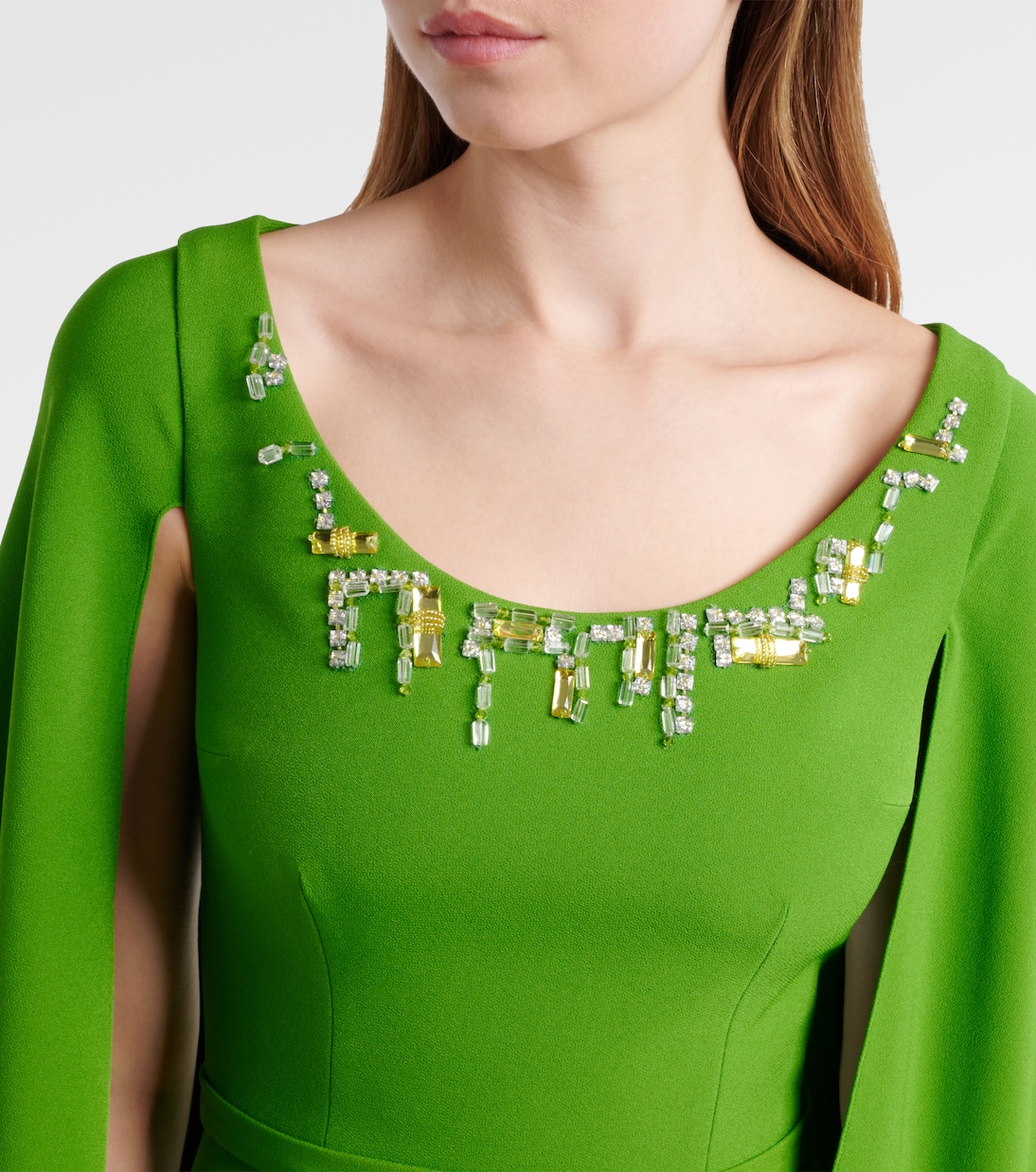 Agata embellished crêpe gown | Safiyaa