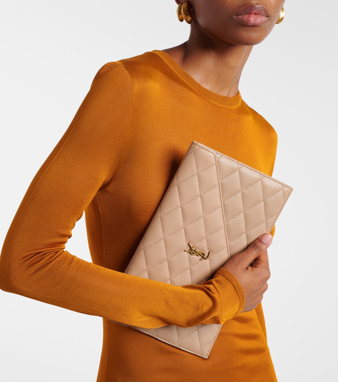 Paris Cassandre leather pouch | Saint Laurent