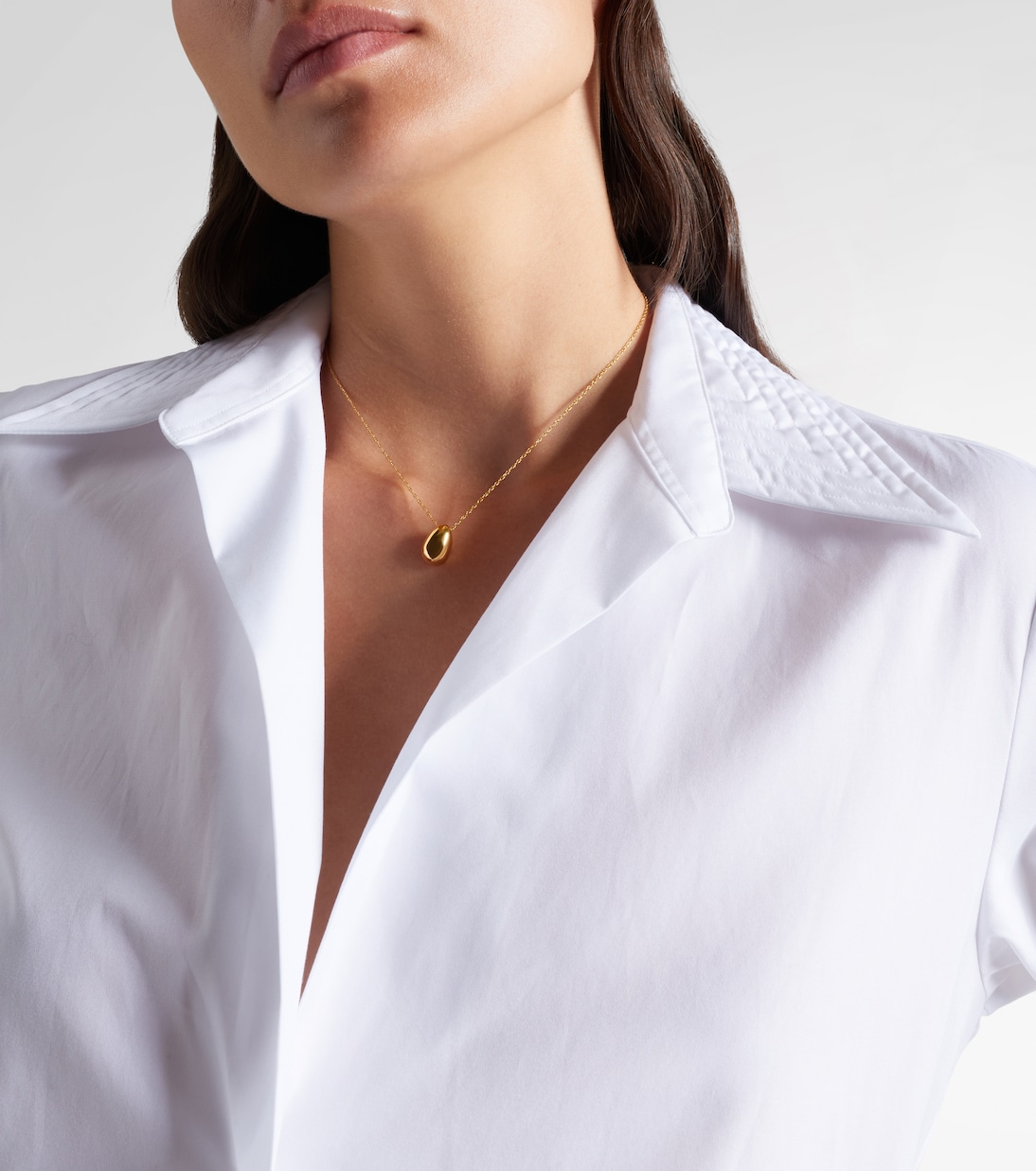 Collier Everyday Egg Pendant en plaqué or 18 ct | Sophie Buhai