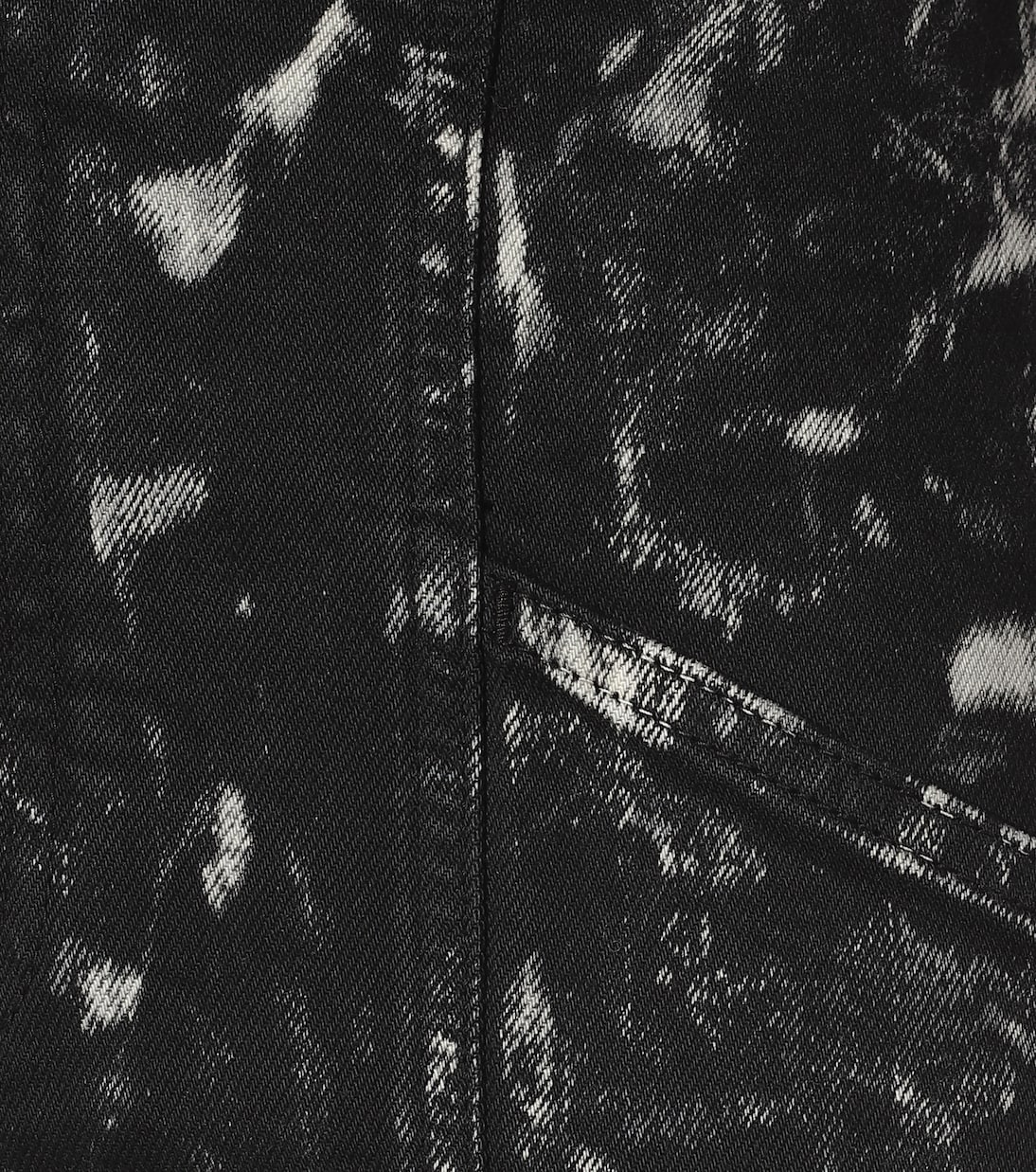 Galaxy printed high-rise cropped jeans | Stella McCartney