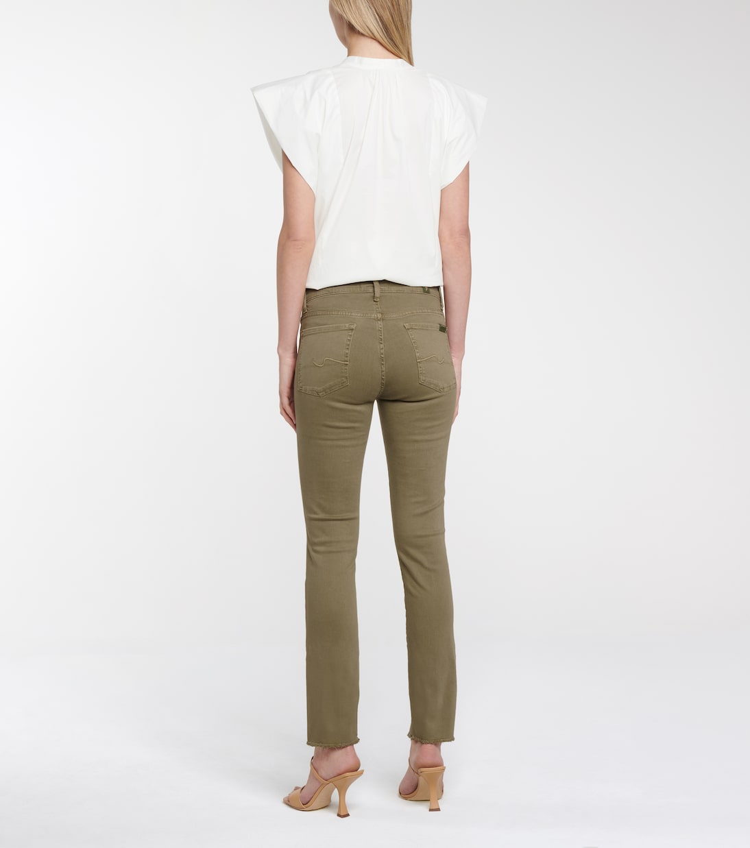 Ronnie Slim Illusion mid-rise skinny jeans | 7 For All Mankind