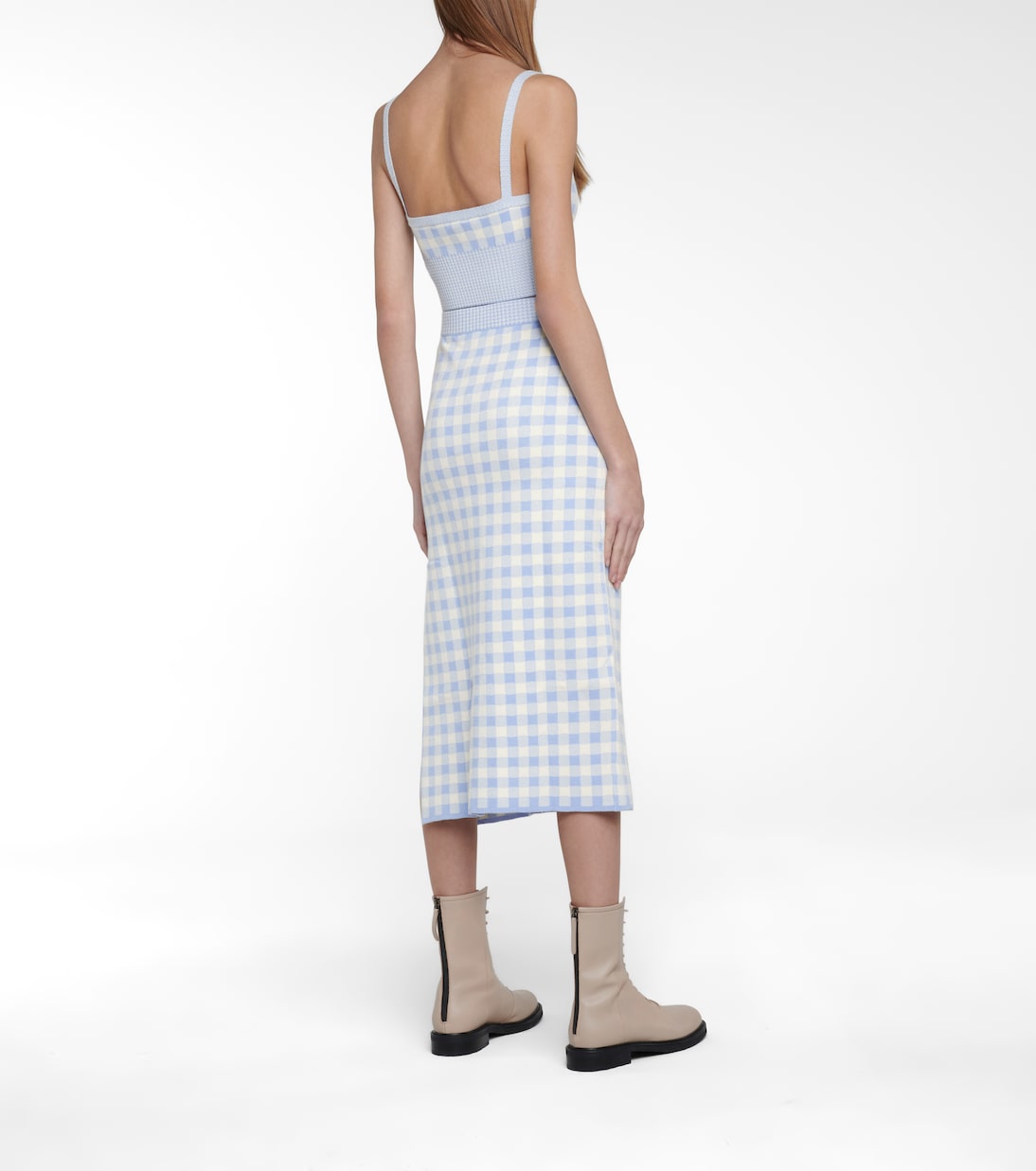 Tyler gingham knit bralette | Altuzarra