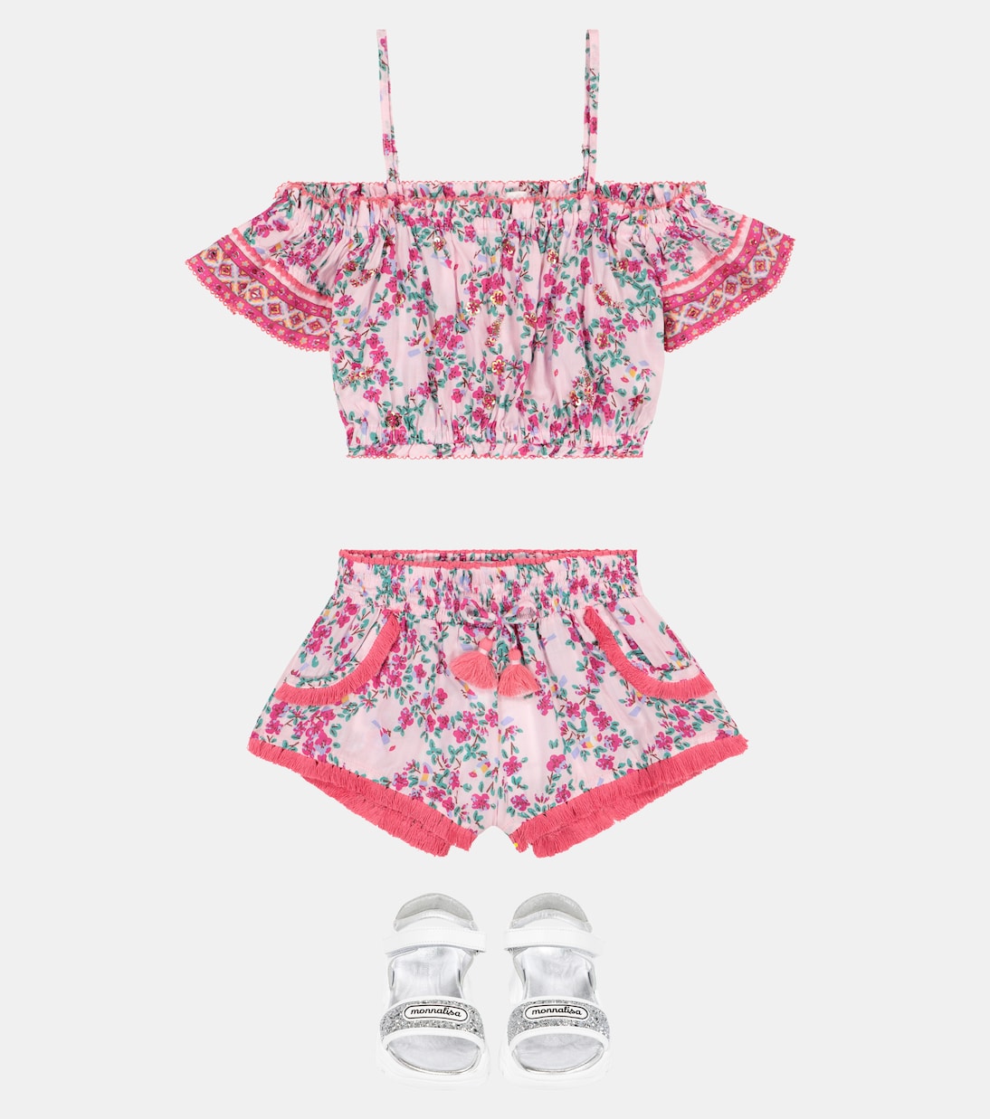 Top Donna floral | Poupette St Barth Kids