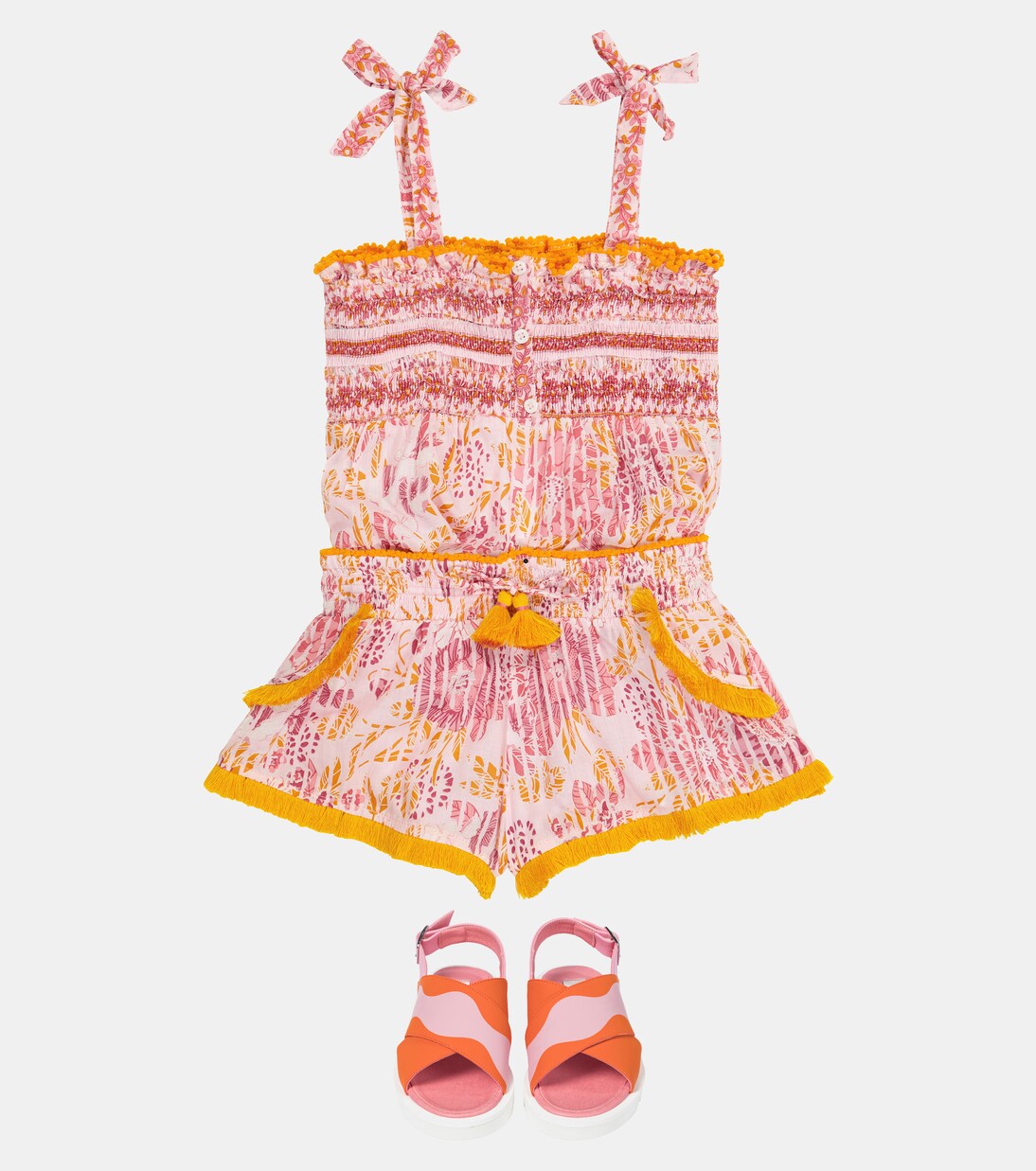 Bedruckte Shorts Lulu | Poupette St Barth Kids