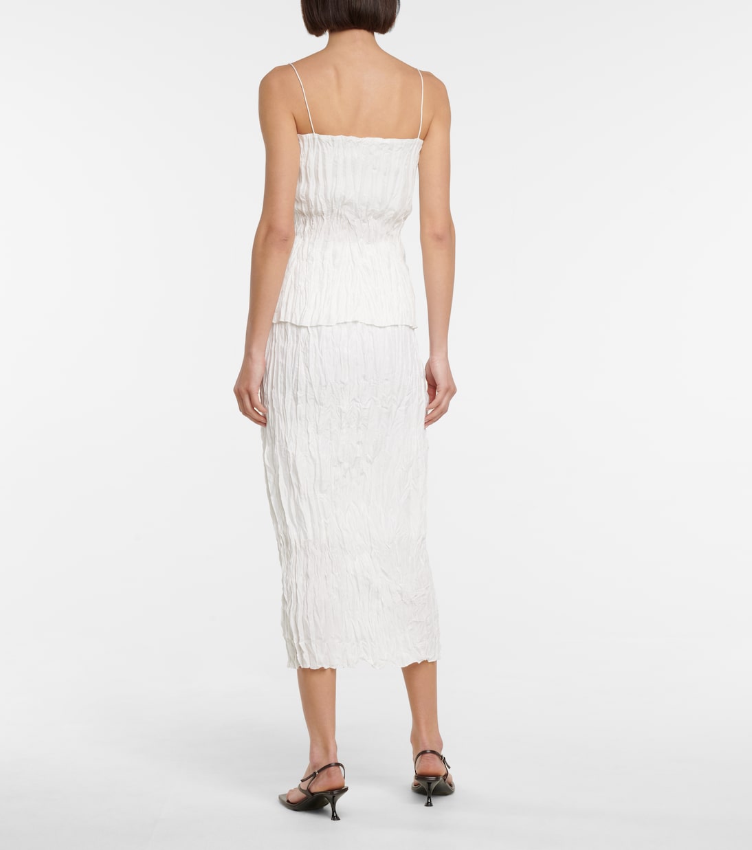 Crinkled silk camisole | Toteme