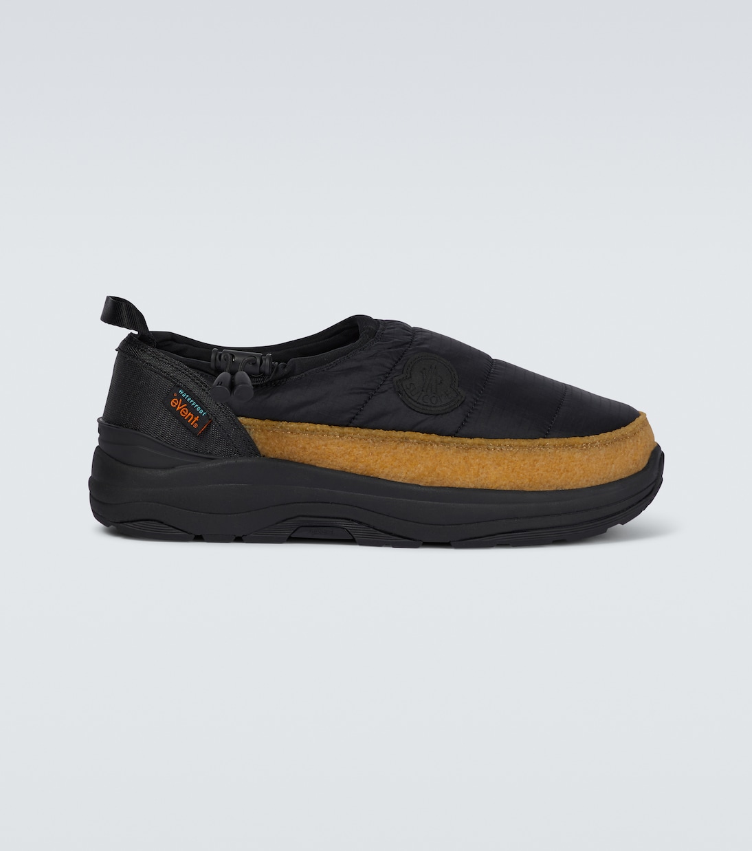 4 Moncler Hyke Slip-Ons Pepper aus Leder | Moncler Genius