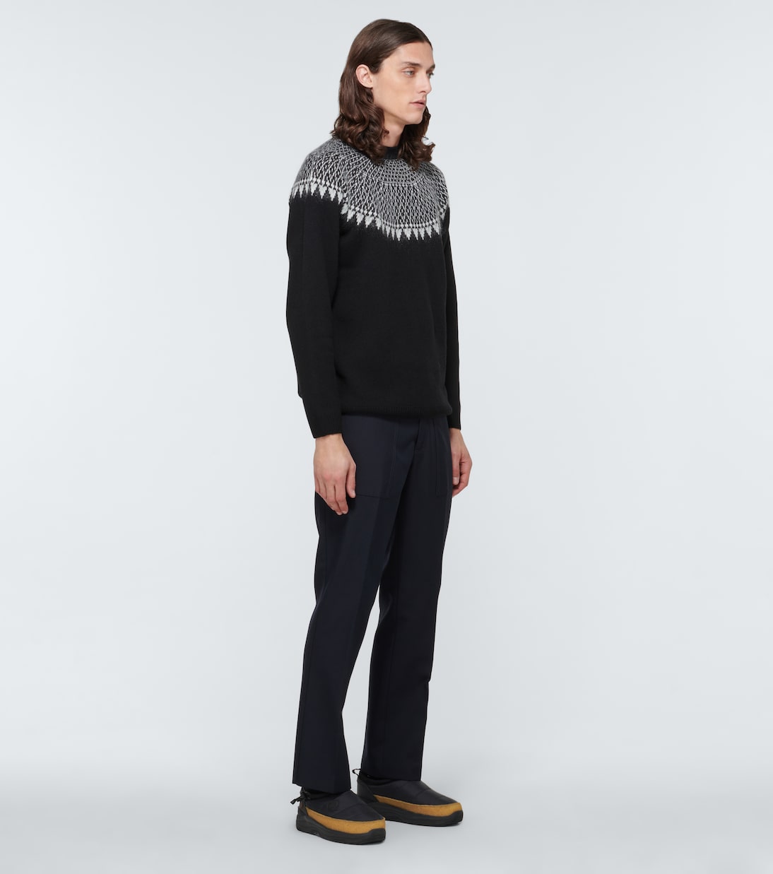 4 Moncler Hyke Slip-Ons Pepper aus Leder | Moncler Genius