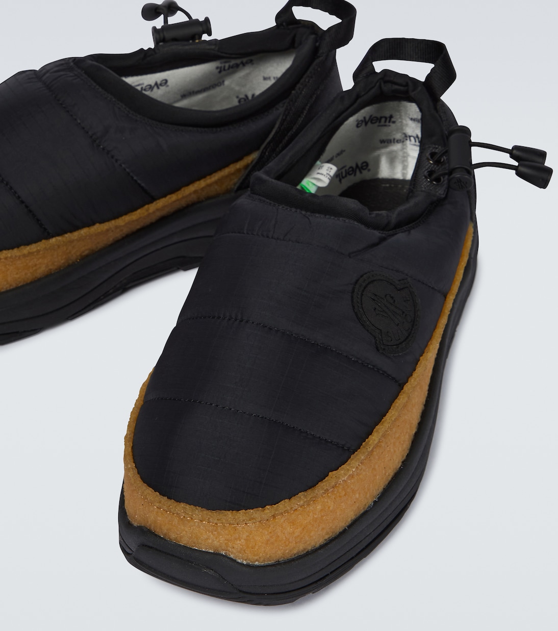 4 Moncler Hyke Slip-Ons Pepper aus Leder | Moncler Genius