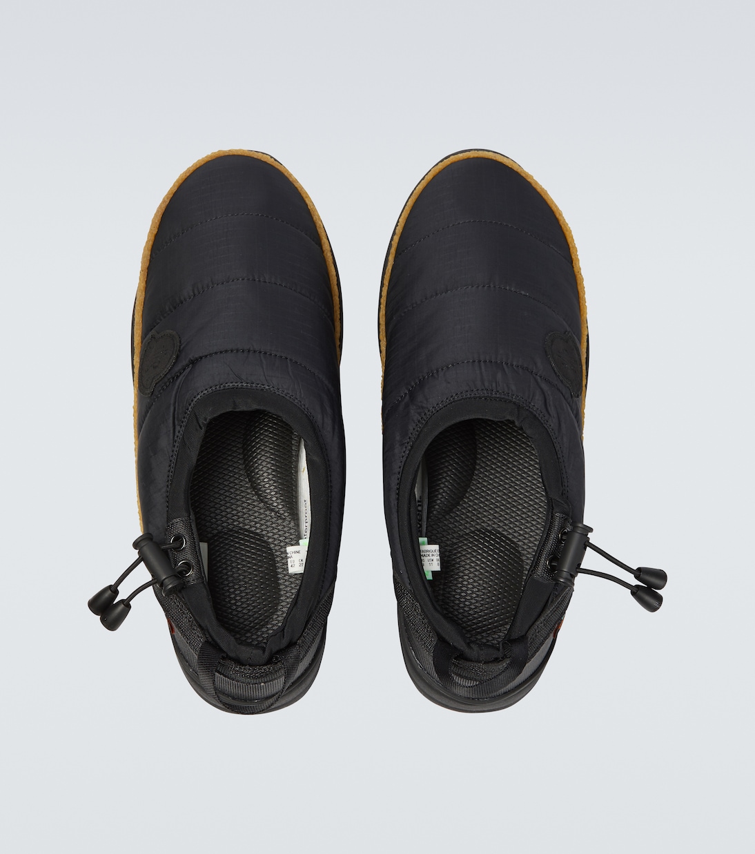 4 Moncler Hyke Slip-Ons Pepper aus Leder | Moncler Genius