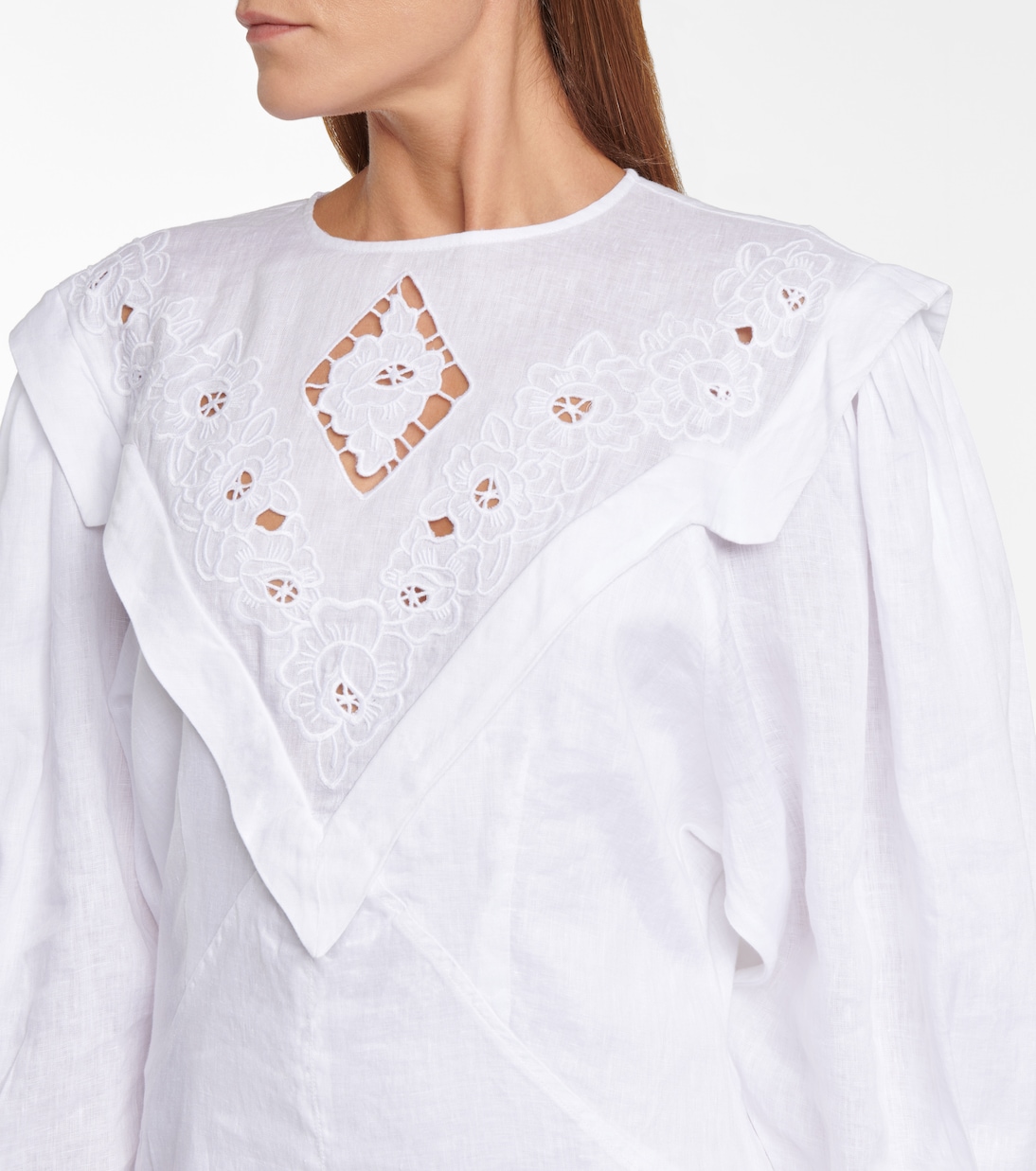 Elysian embroidered linen minidress | Marant Etoile