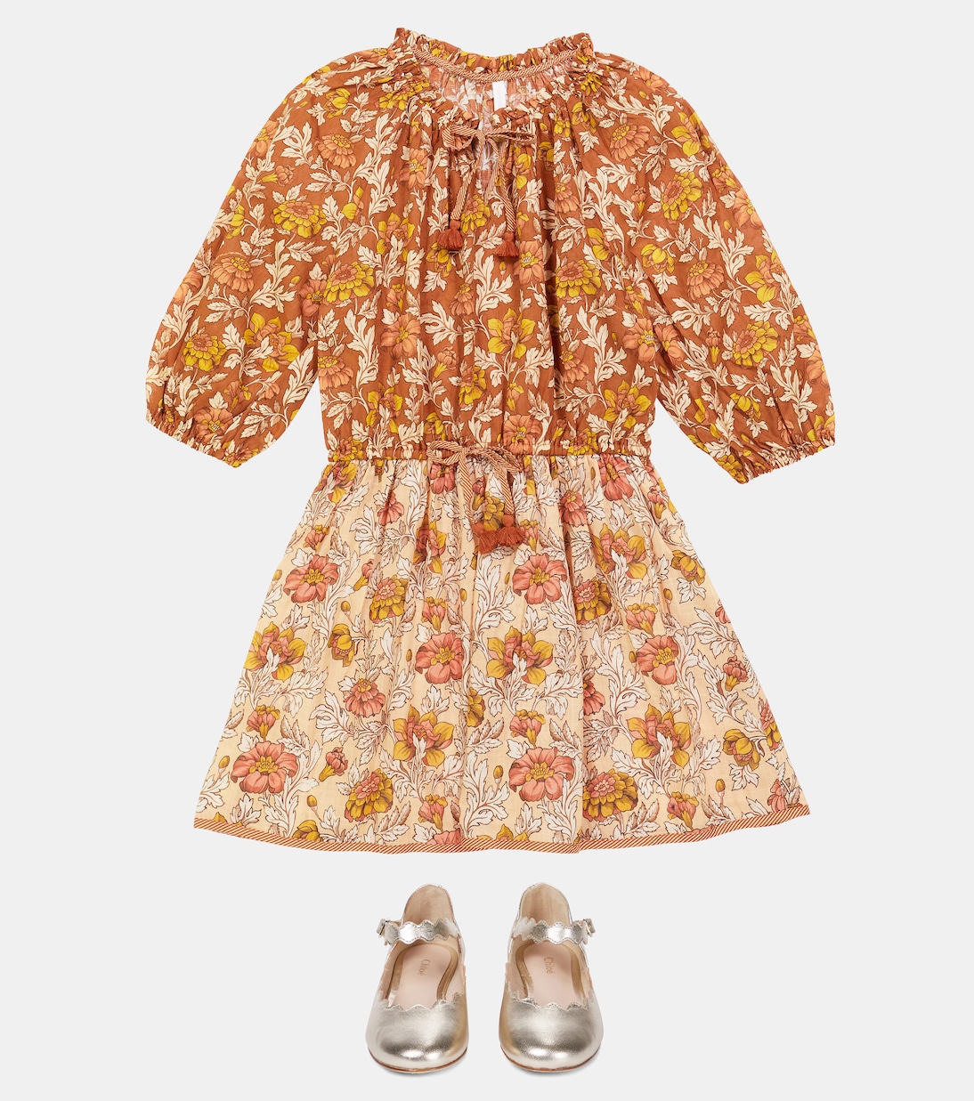 Kleid Andie aus Baumwolle | Zimmermann Kids