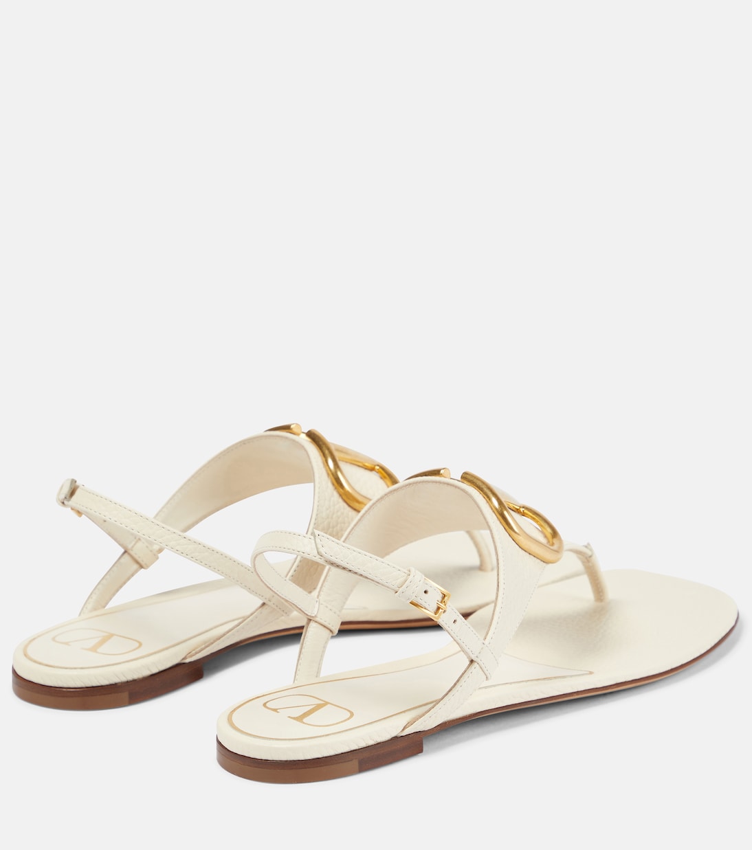 VLogo leather thong sandals | Valentino Garavani