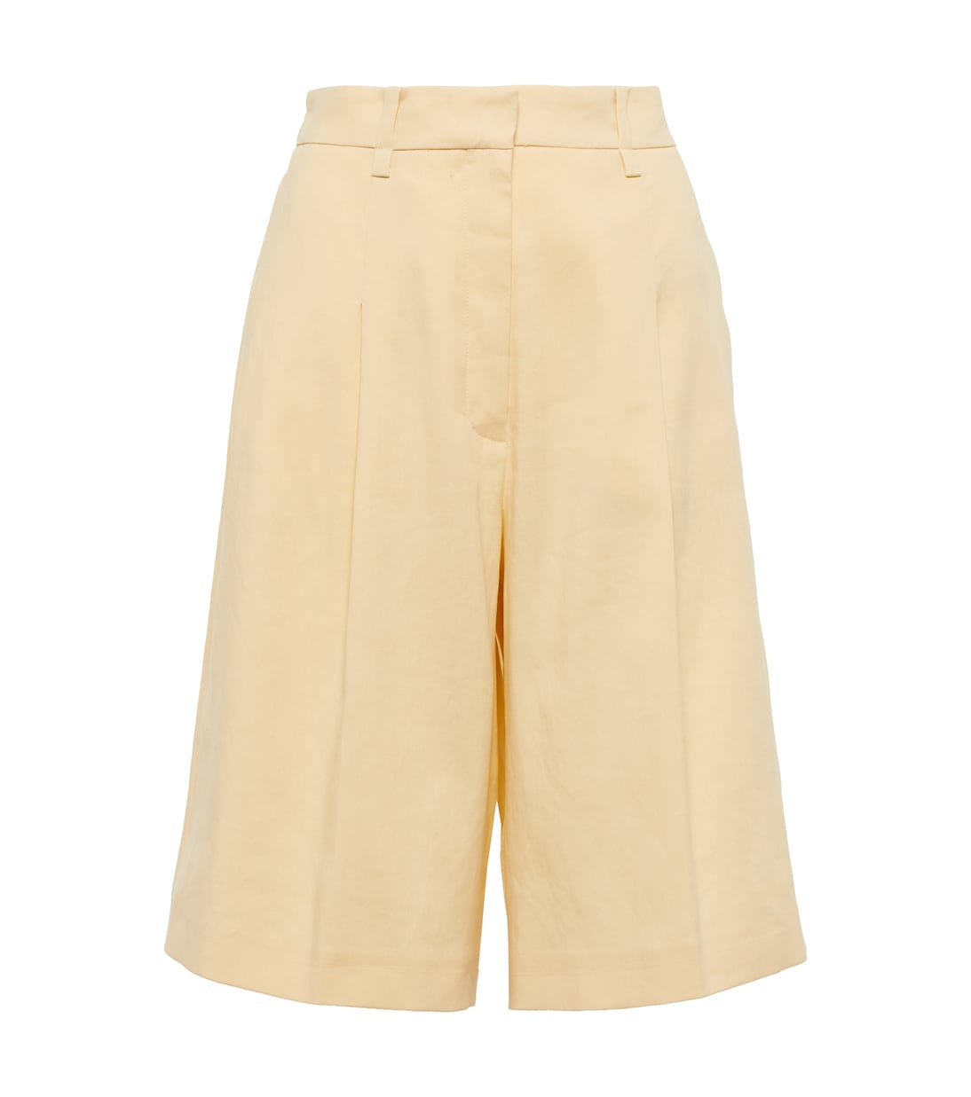 Tarah linen-blend Bermuda shorts | Joseph