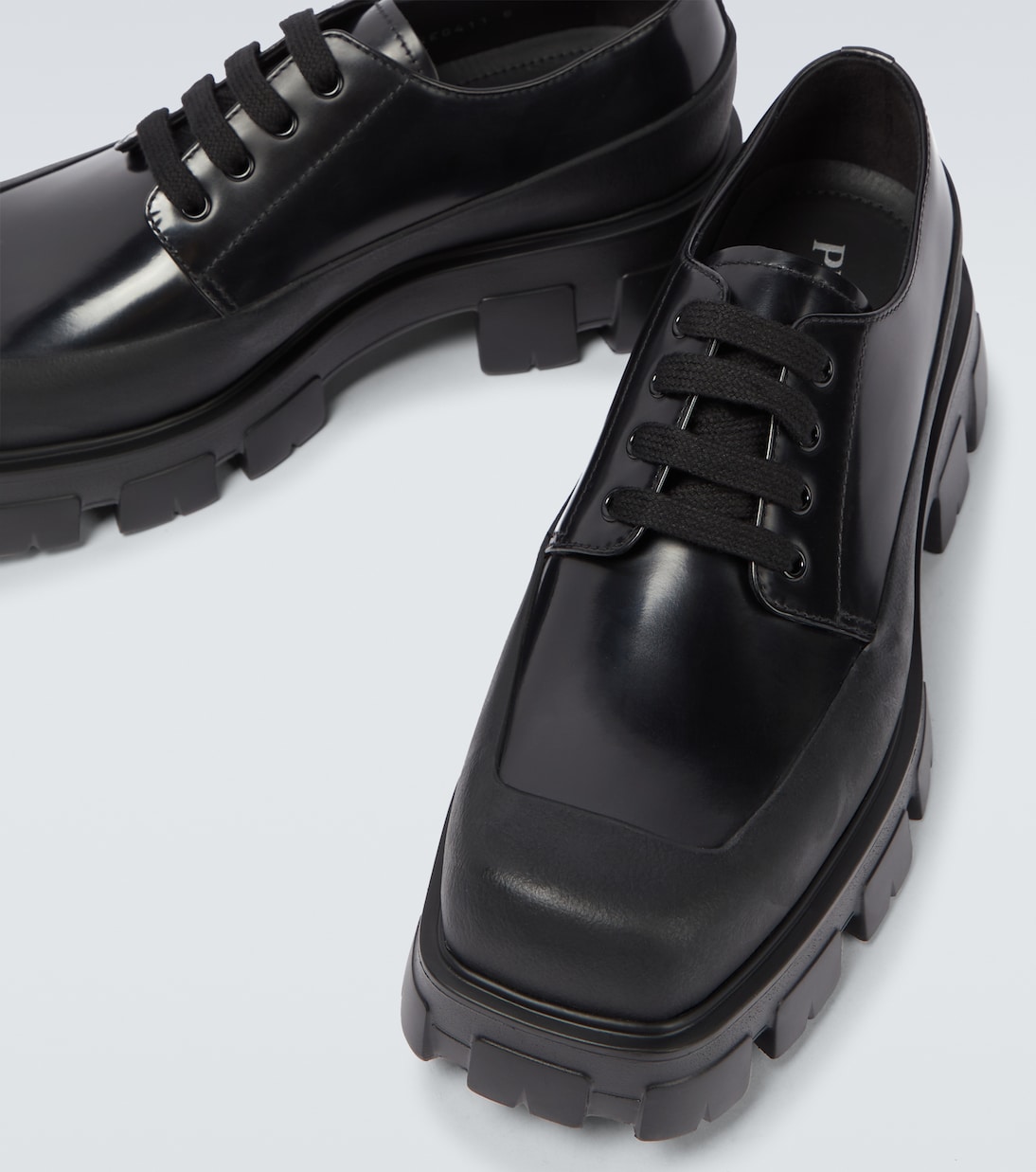 Derbies en cuir | Prada