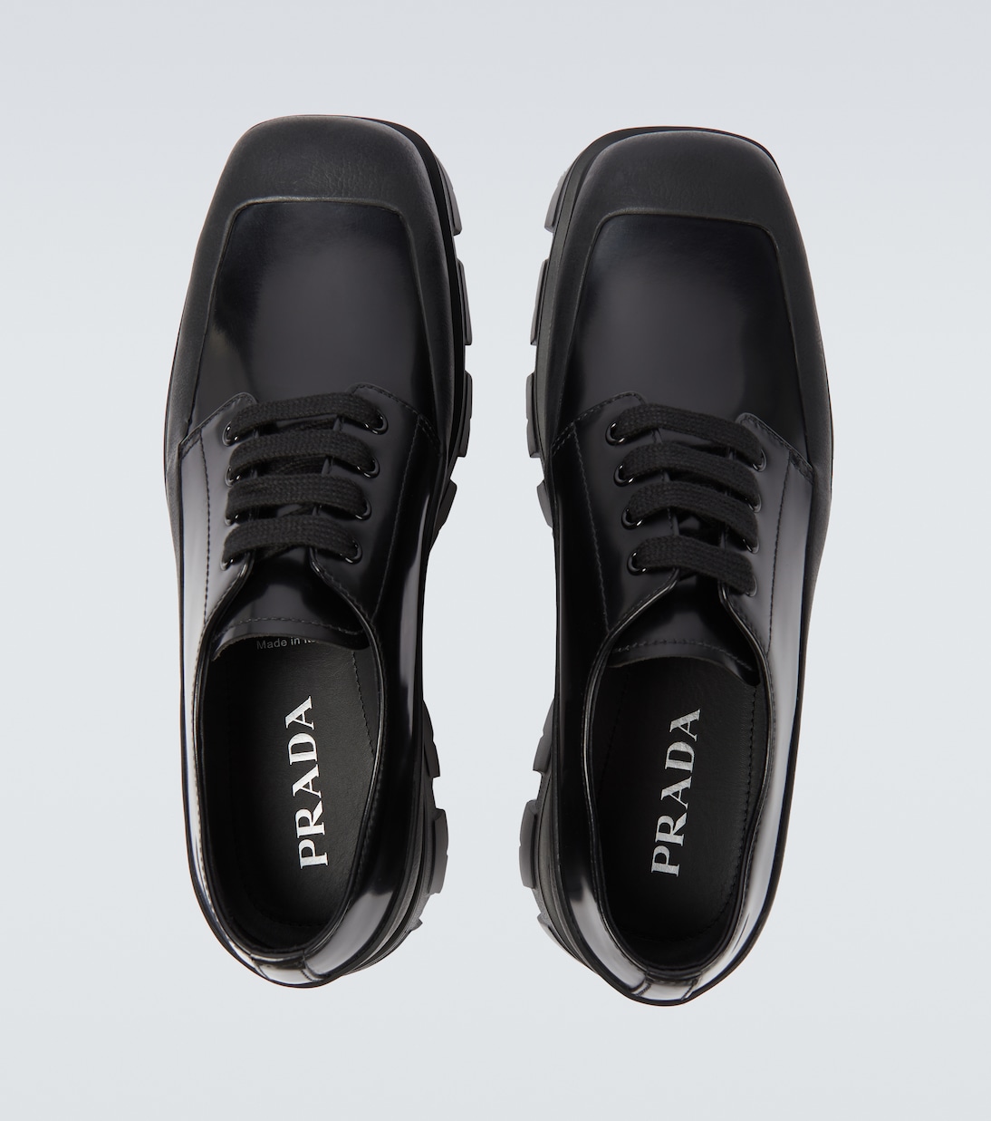 Derbies en cuir | Prada