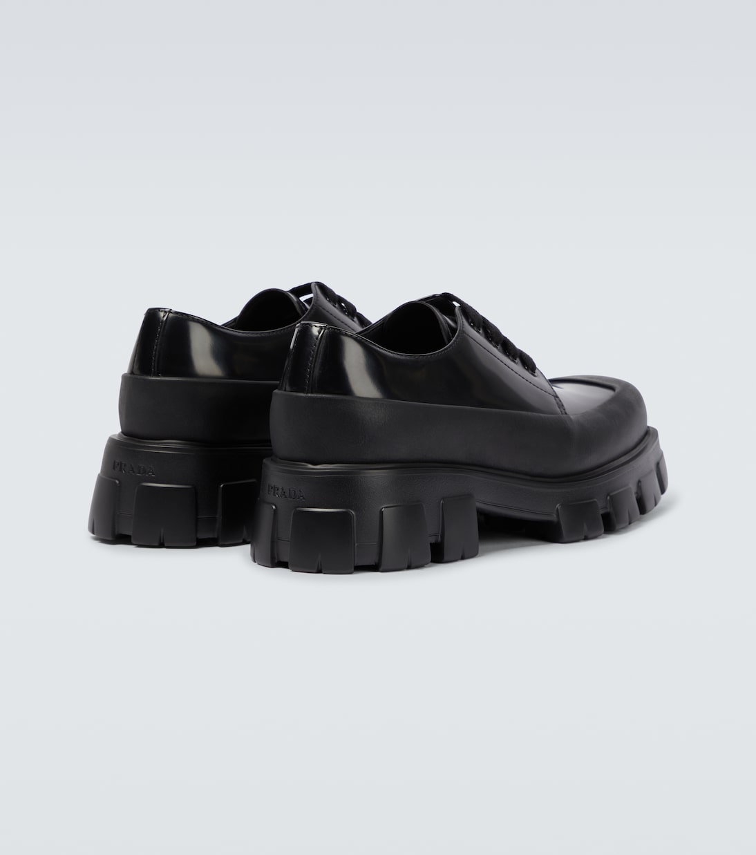 Derbies en cuir | Prada