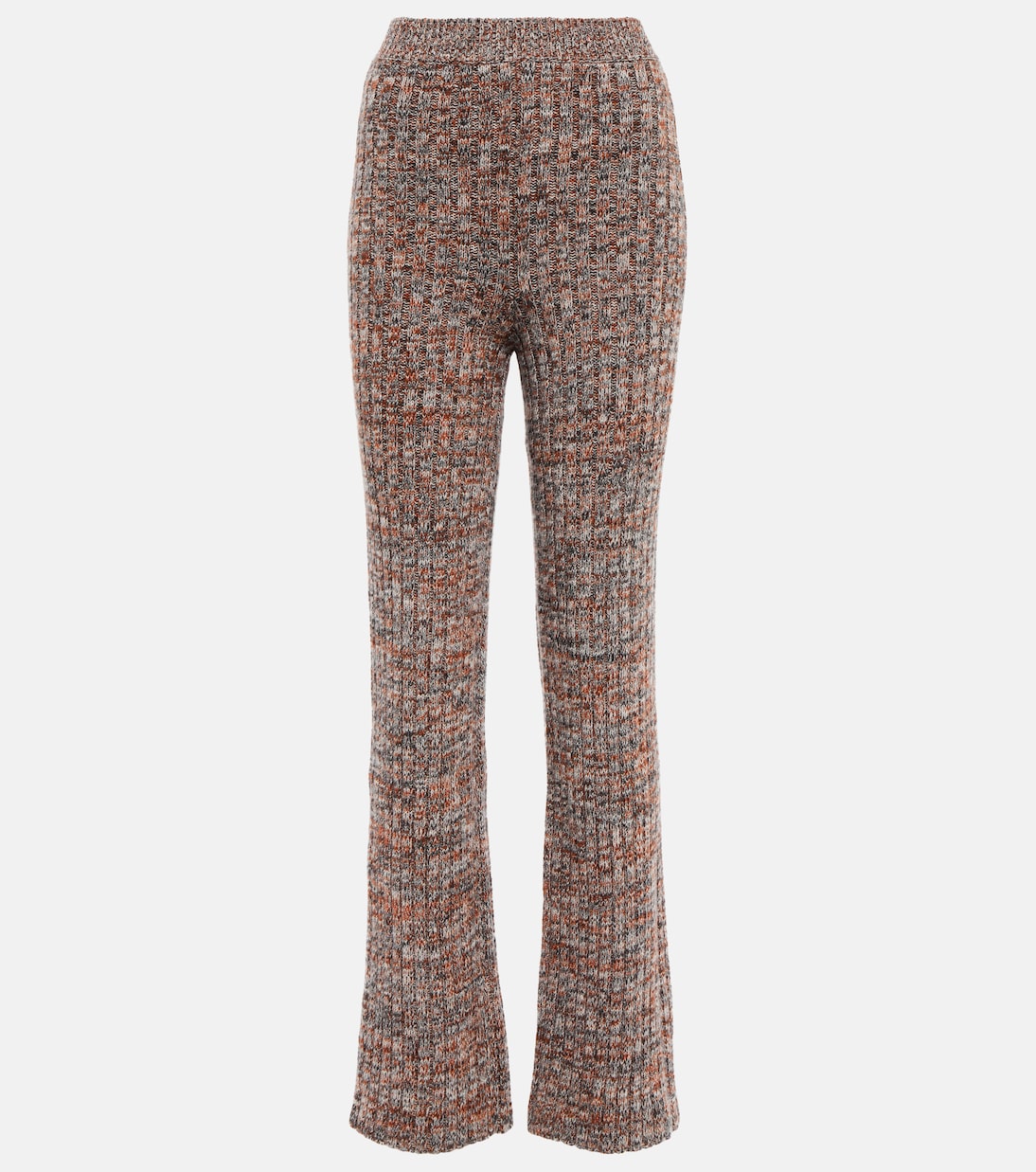 Pantalon flare en cachemire et laine | Chloé
