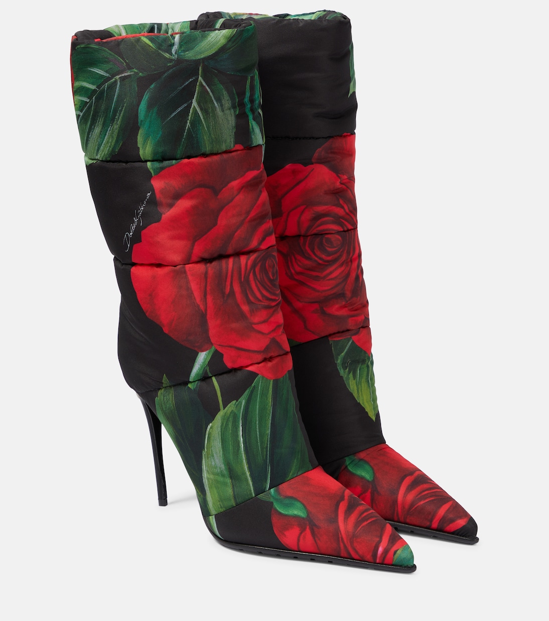 Quilted floral ankle boots | Dolce&Gabbana