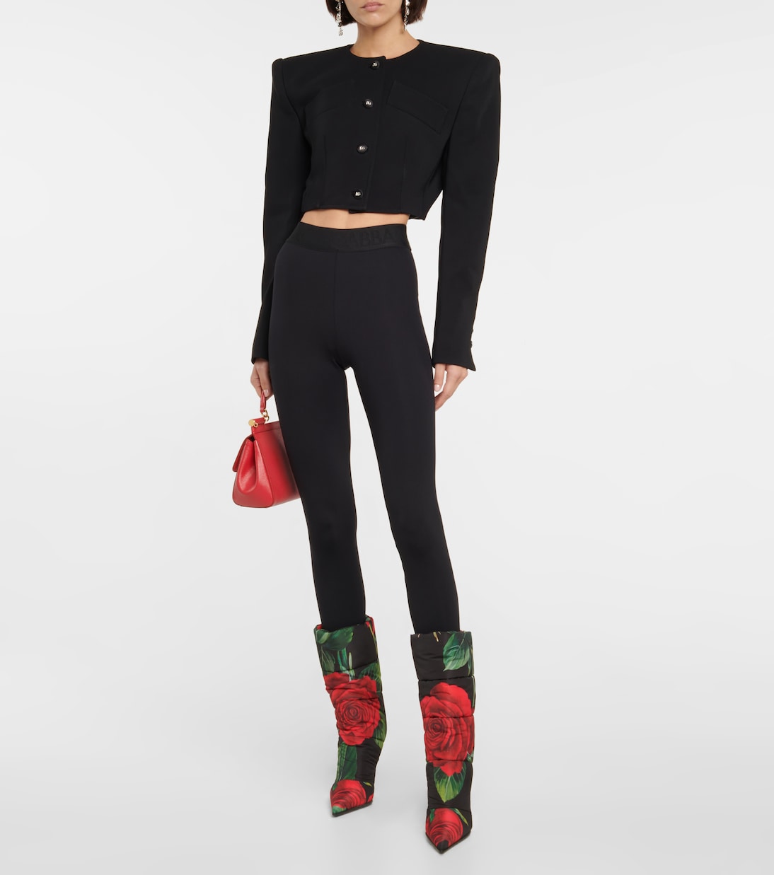 Quilted floral ankle boots | Dolce&Gabbana