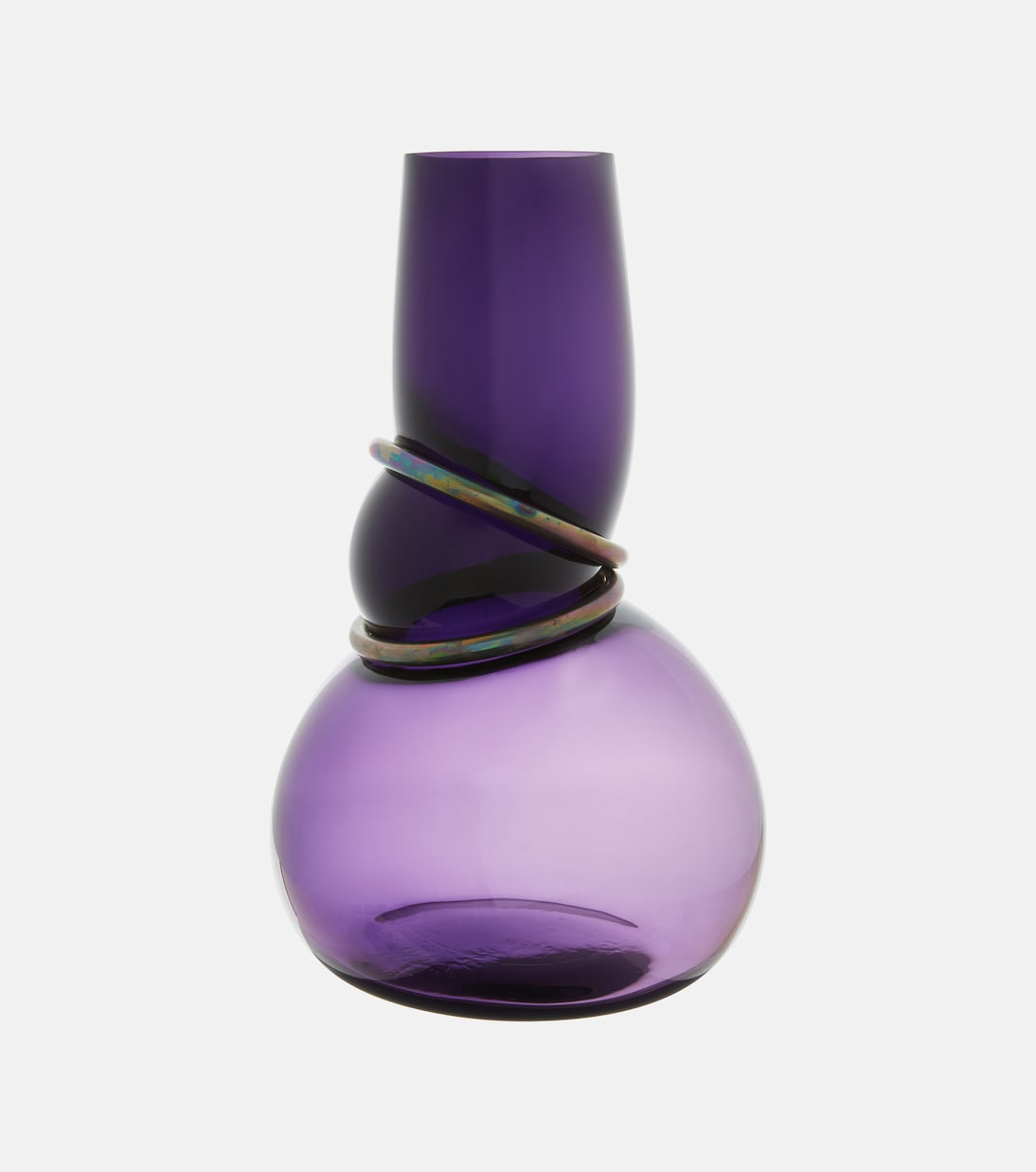 Jarrón Double Ring de vidrio | Vanessa Mitrani
