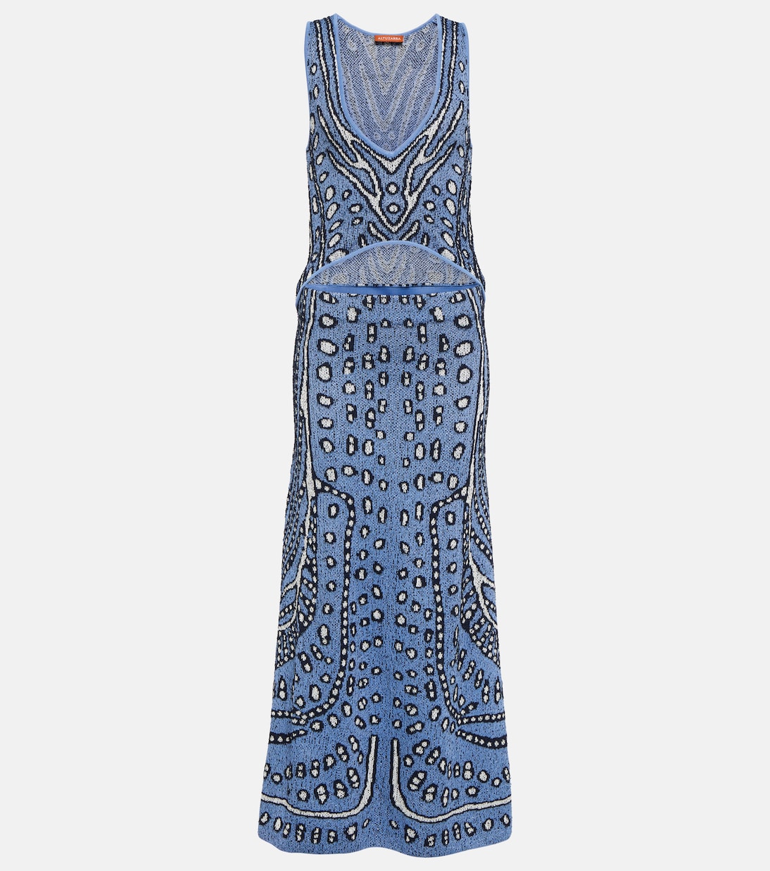 Vestido midi Hannah de punto en jacquard | Altuzarra