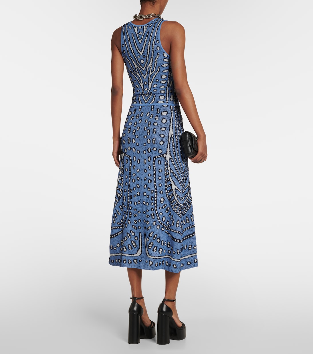 Vestido midi Hannah de punto en jacquard | Altuzarra