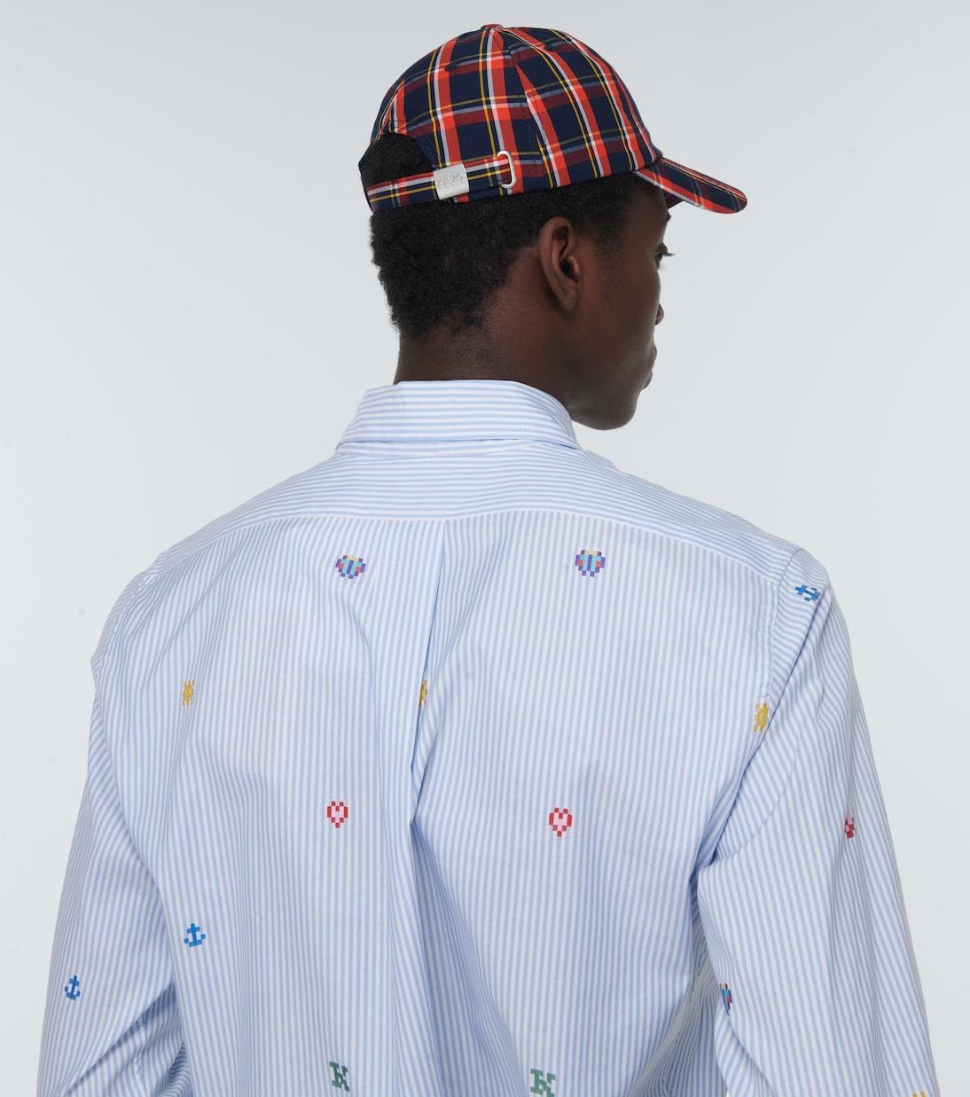 Gorra de algodón a cuadros con logo | Kenzo
