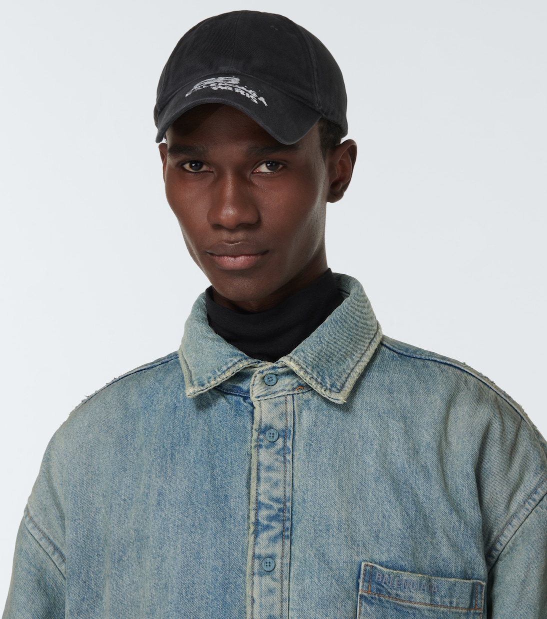 Cappello da baseball BB in canvas | Balenciaga