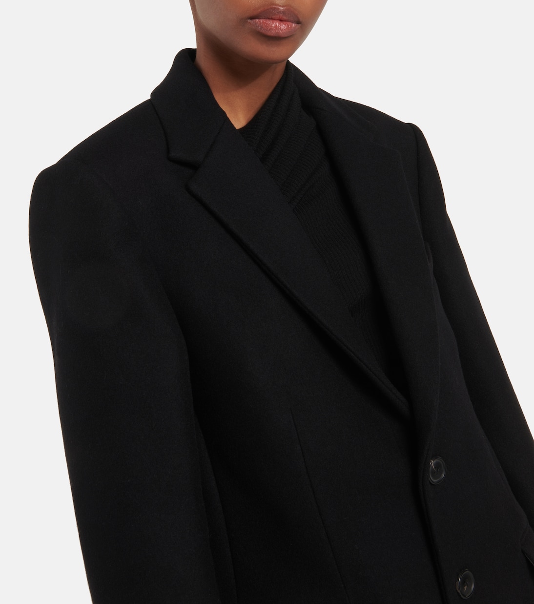 Virgin wool coat | Wardrobe.NYC
