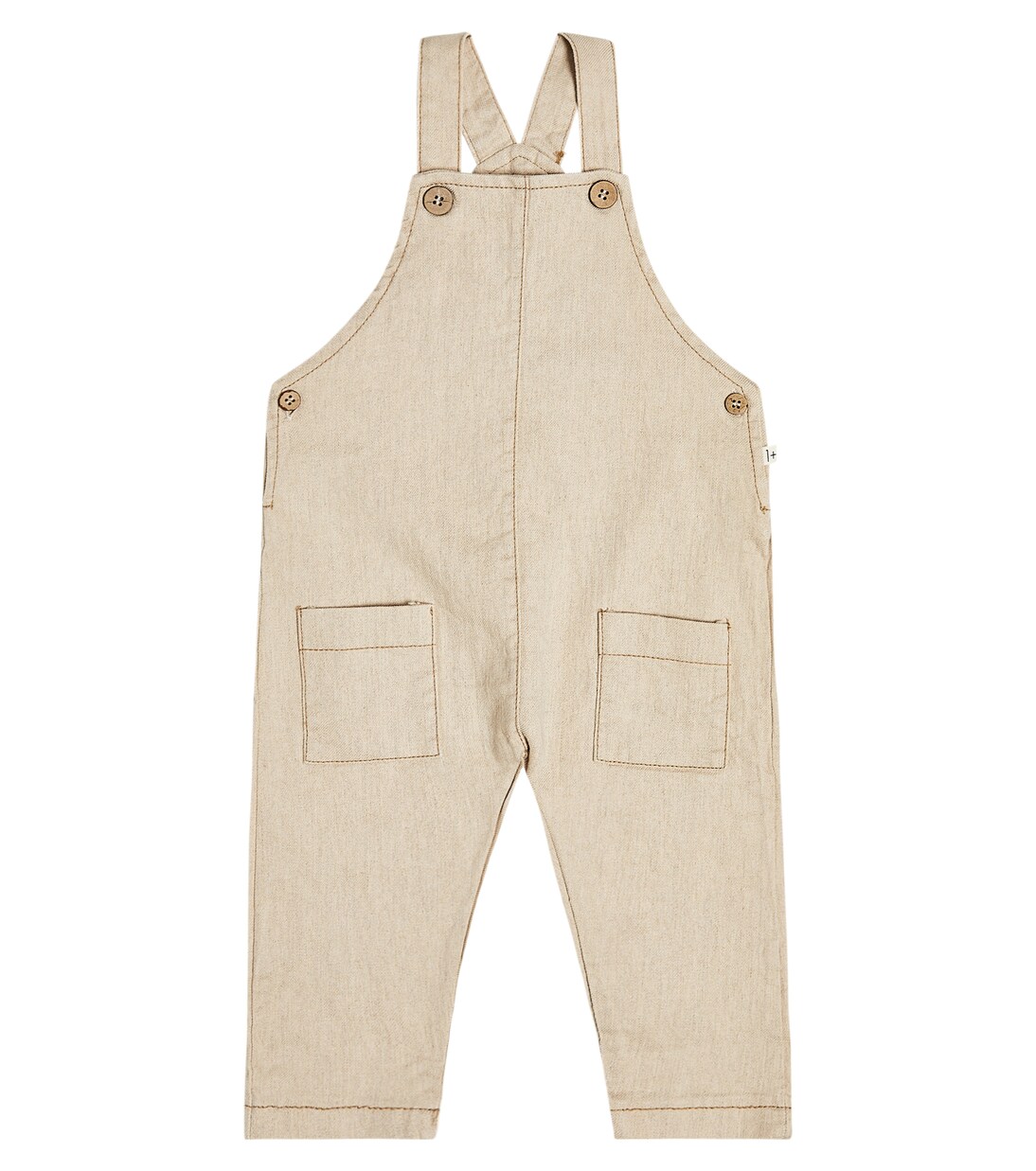 Baby - Salopette in misto lino e cotone | 1 + in the Family
