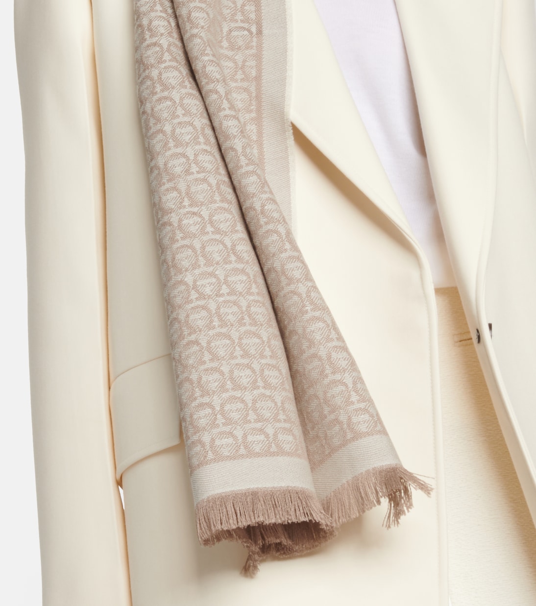 Gancini wool scarf | Ferragamo