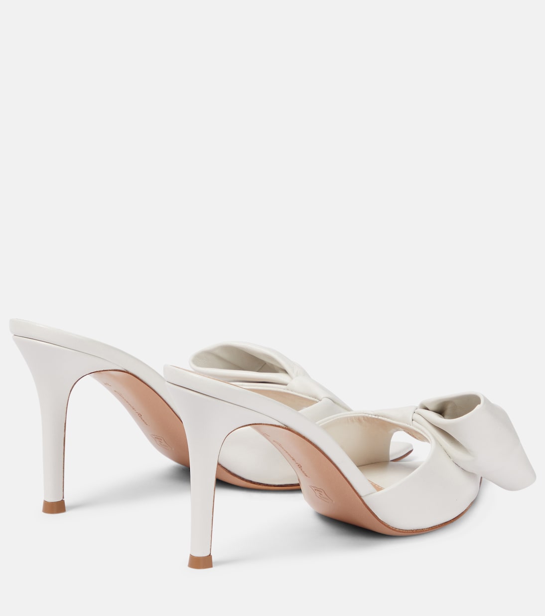 Verzierte Pantoletten aus Leder | Gianvito Rossi