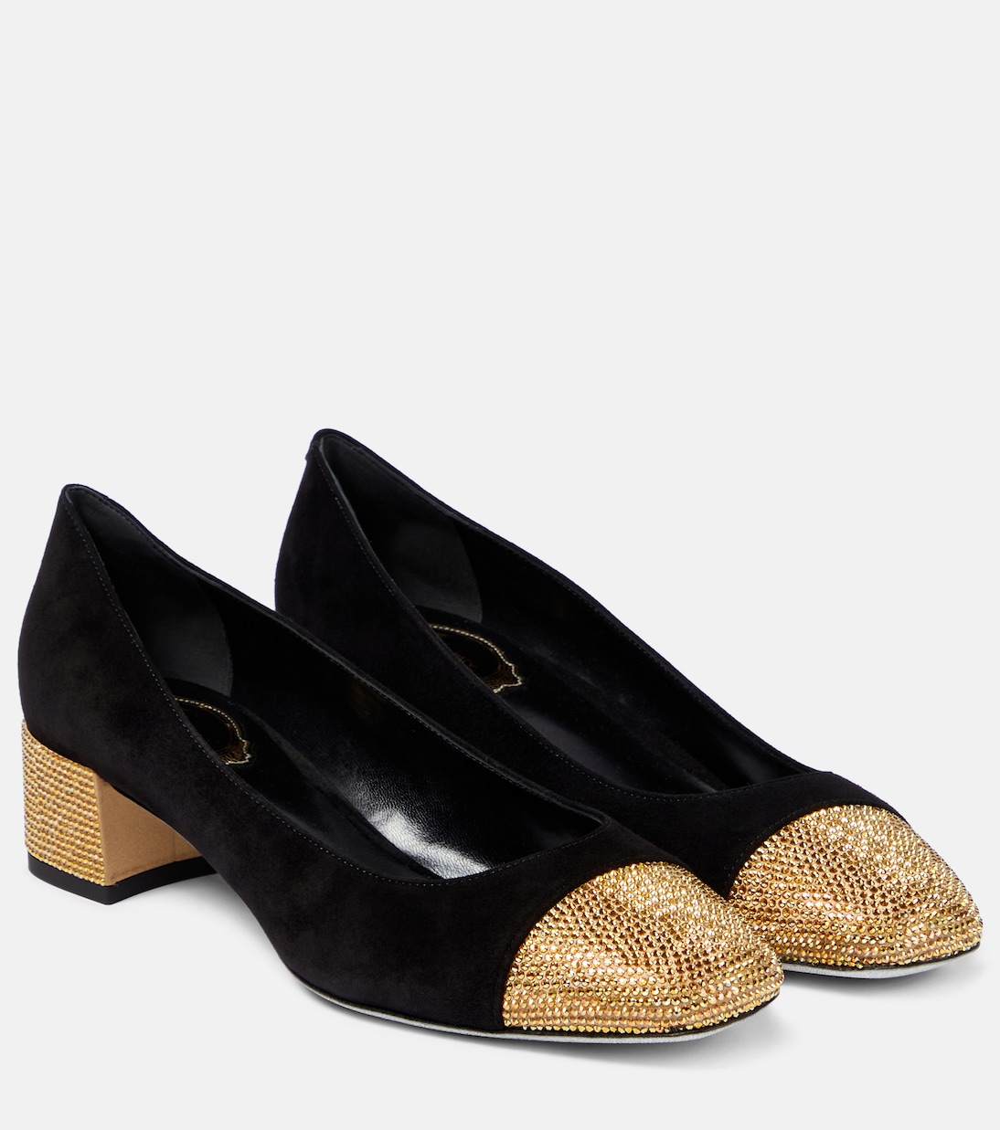 Bonnie embellished suede pumps | Rene Caovilla